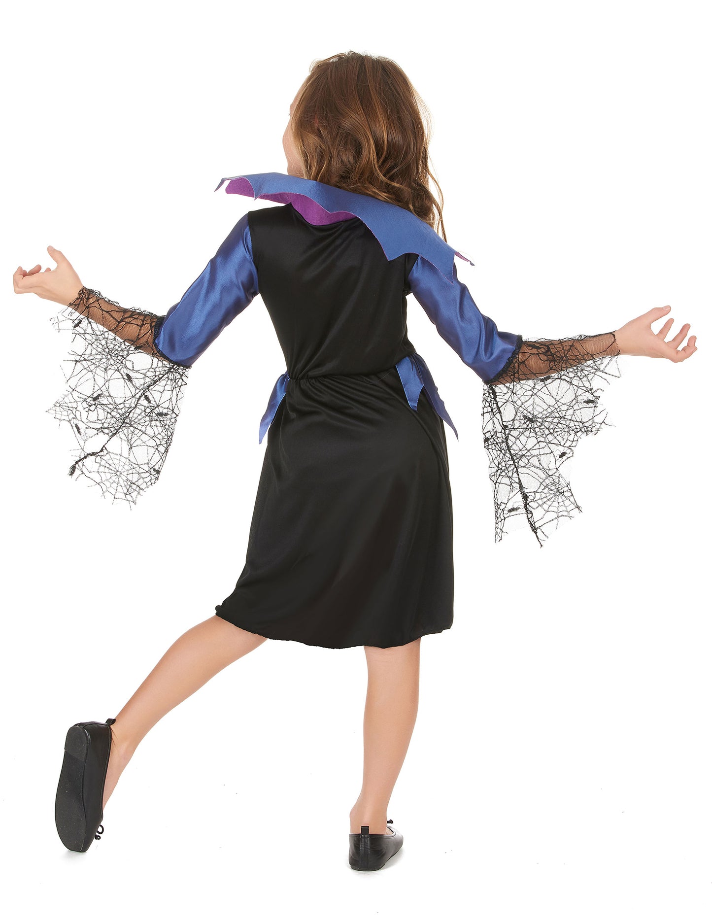 Dívčí kostým modré pavoučí královny