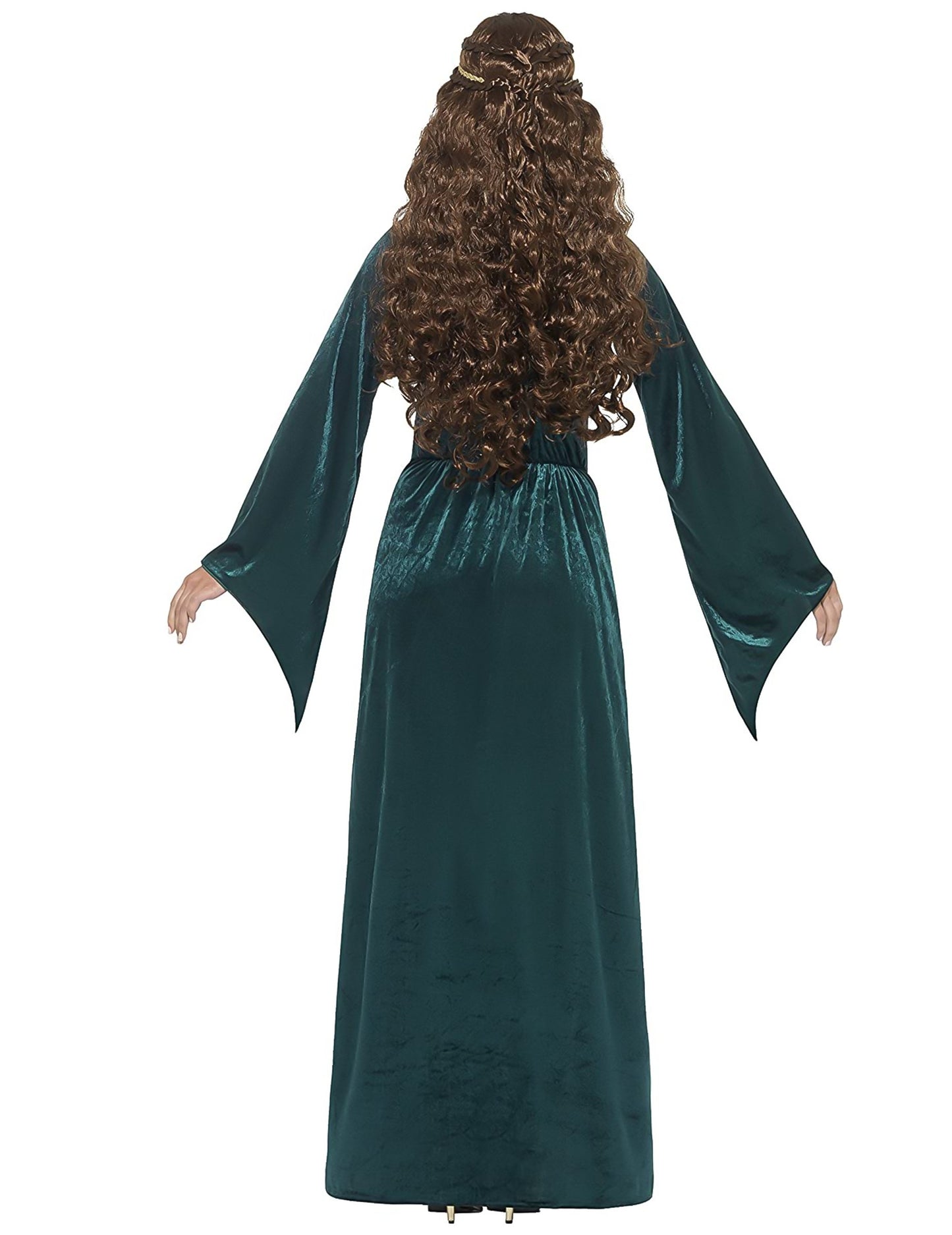 Dámský kostým středověké královny zelený