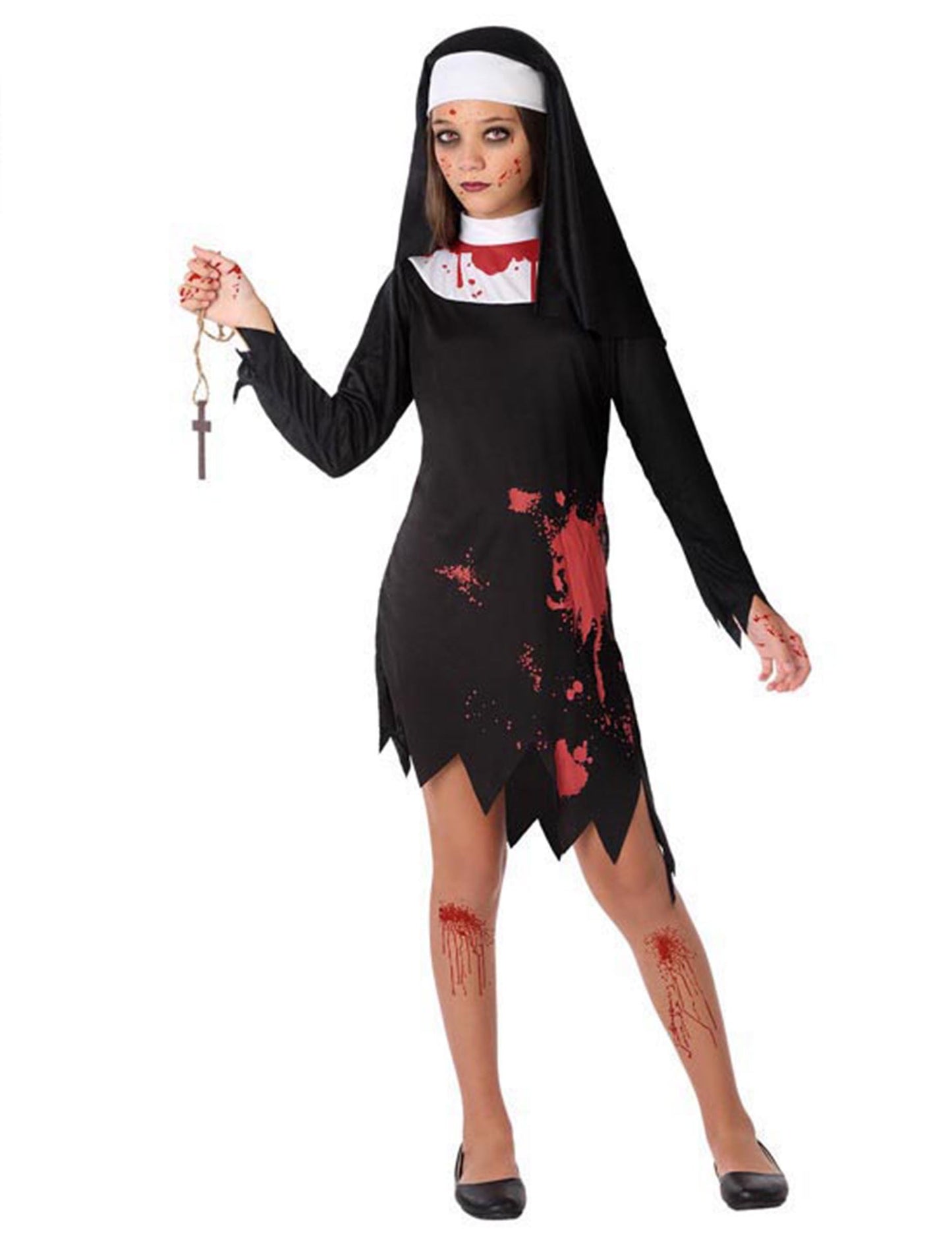 Dívčí kostým krvavé jeptišky