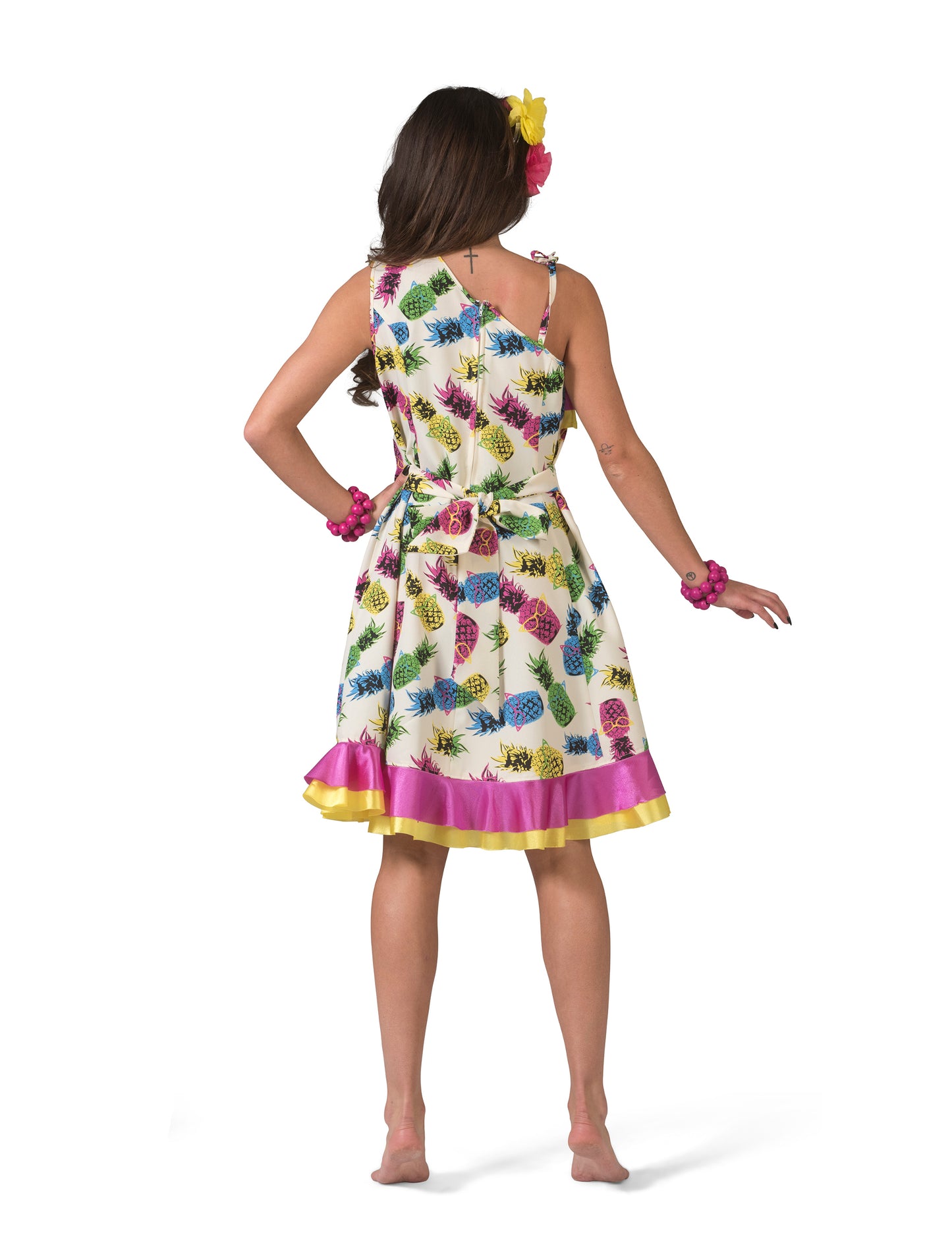 Dámský kostým s ananasovým vzorem