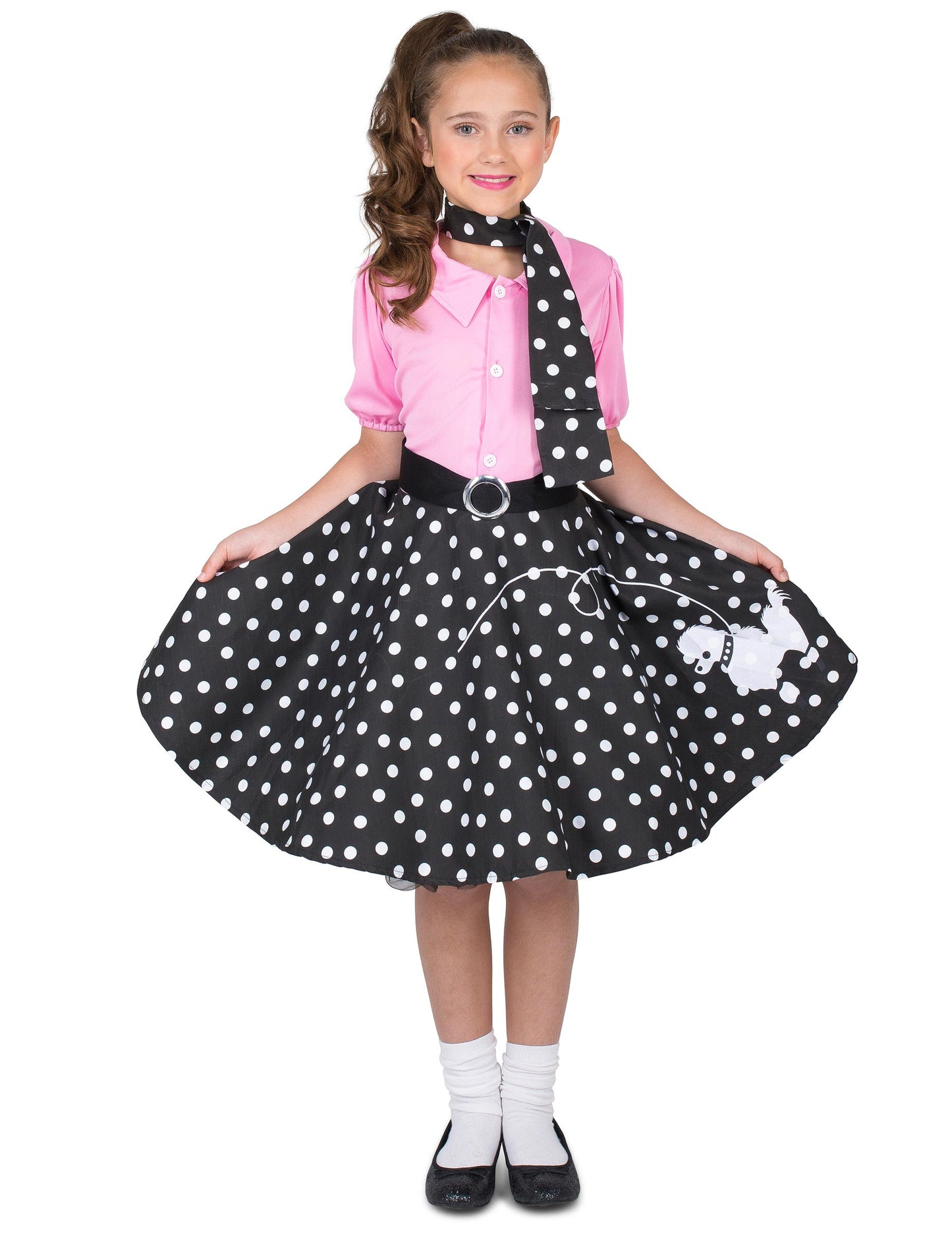 Dívčí rock and rollový kostým z 50. let