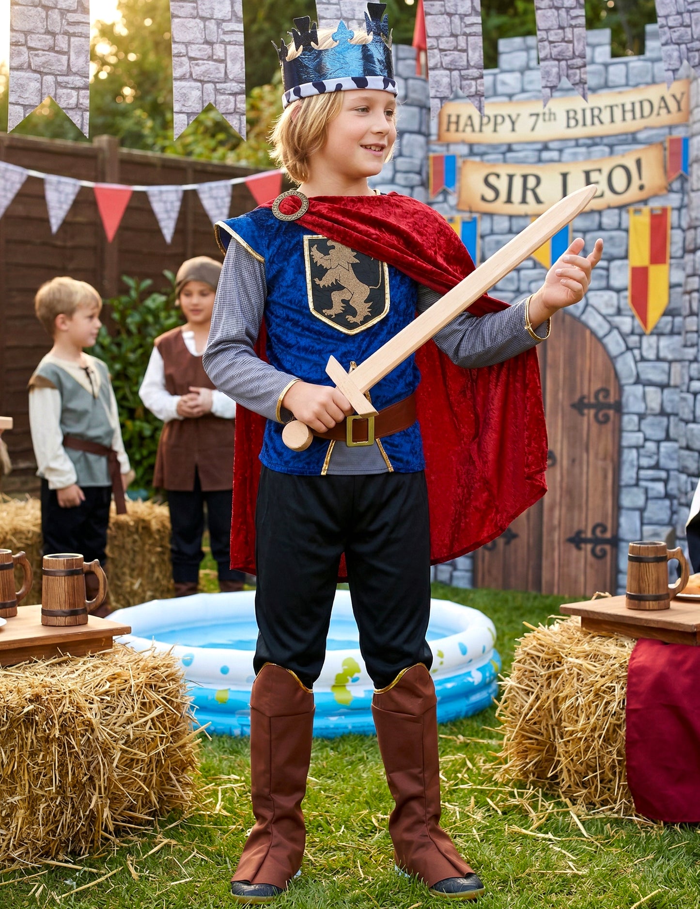 Mittelalterlicher König - Kostüm für Jungen
