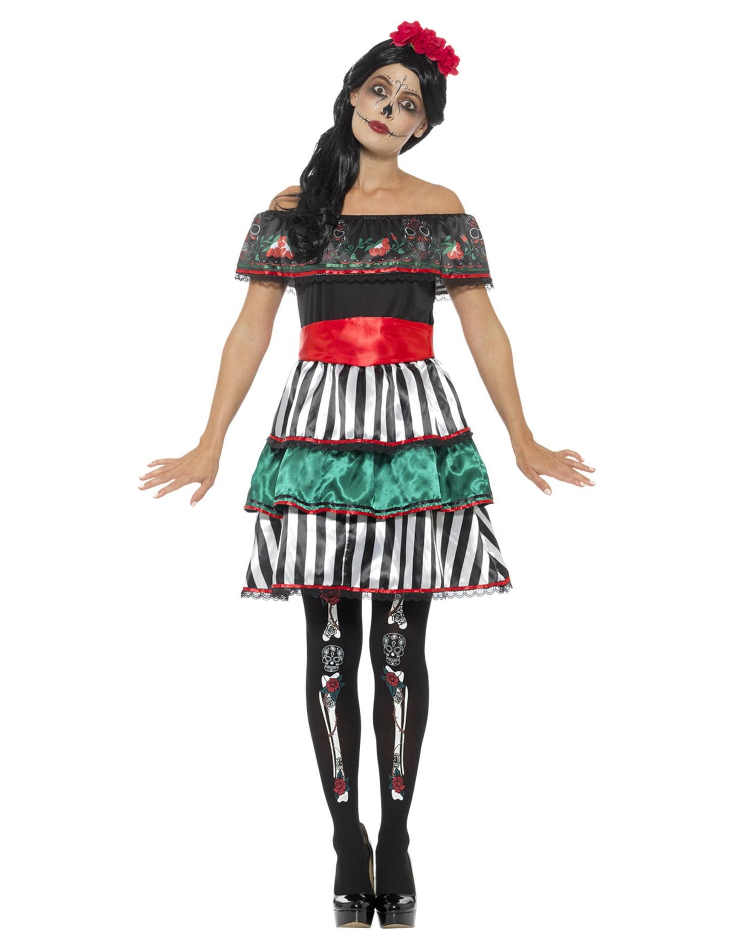 Dámský kostým Senora Dia de los Muertos