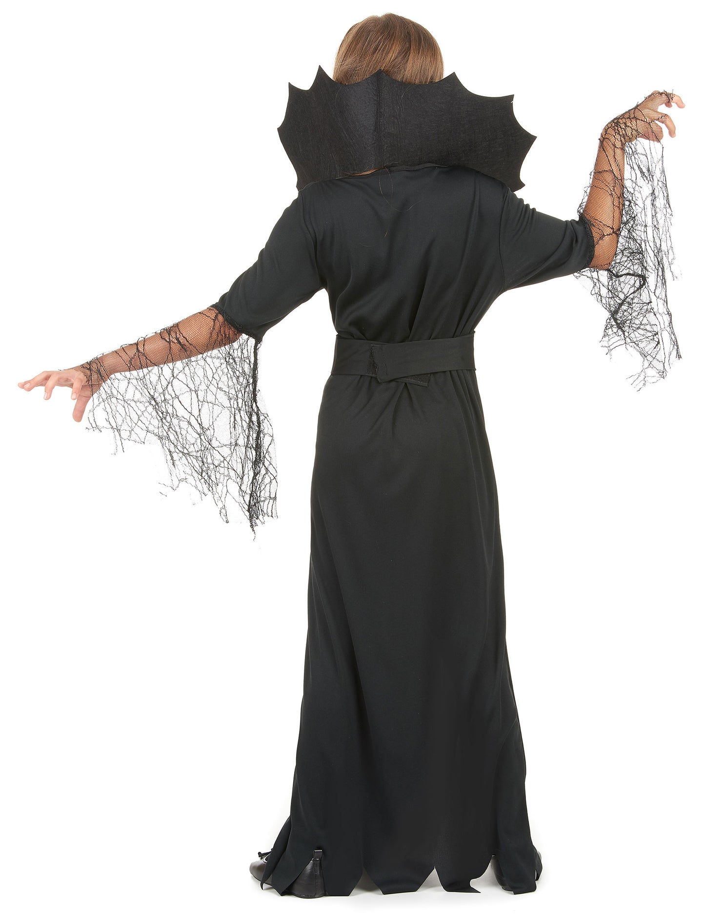 Dívčí zlatý pavoučí čarodějnický kostým na Halloween