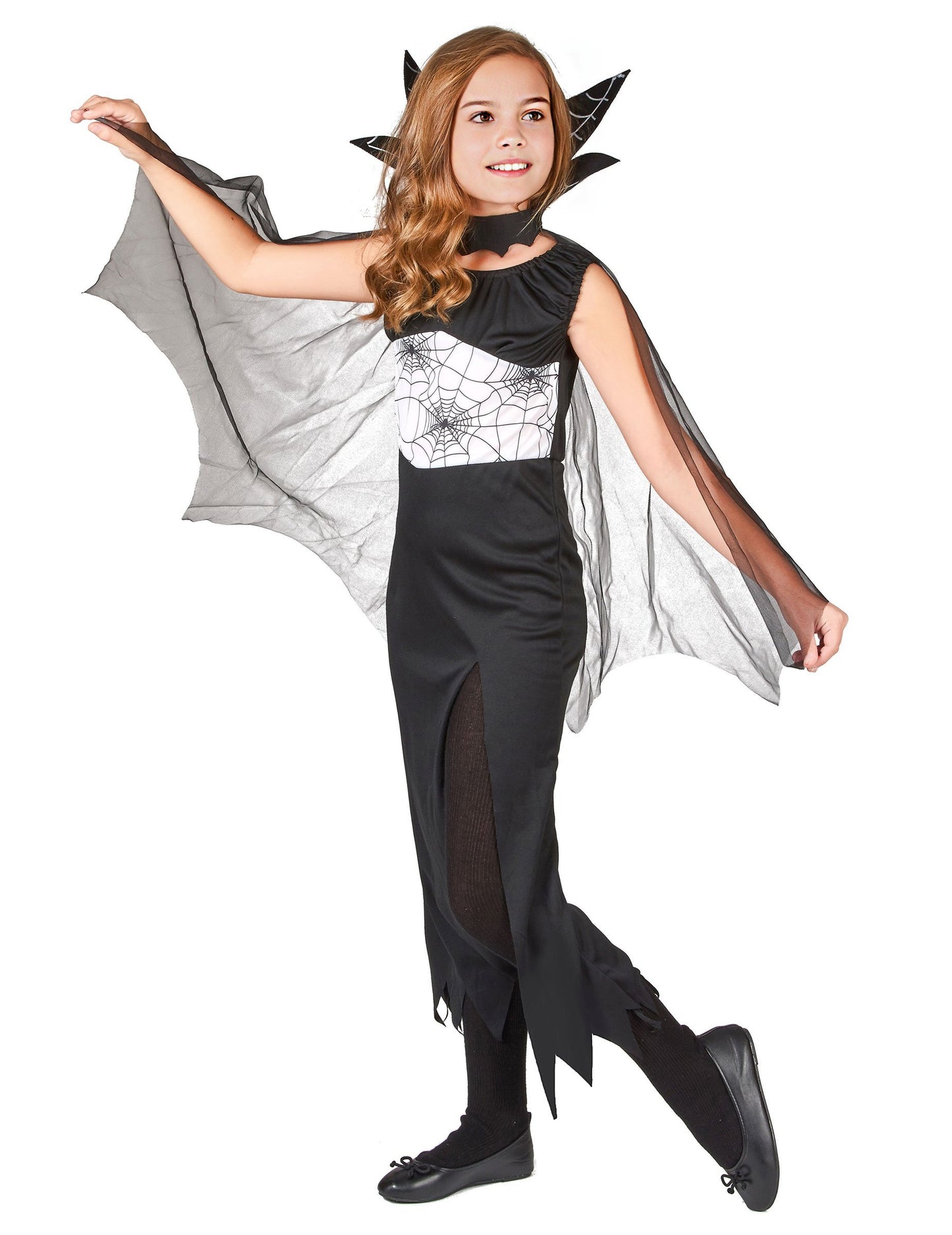 Halloweenský kostým pavoučí čarodějnice pro dívky