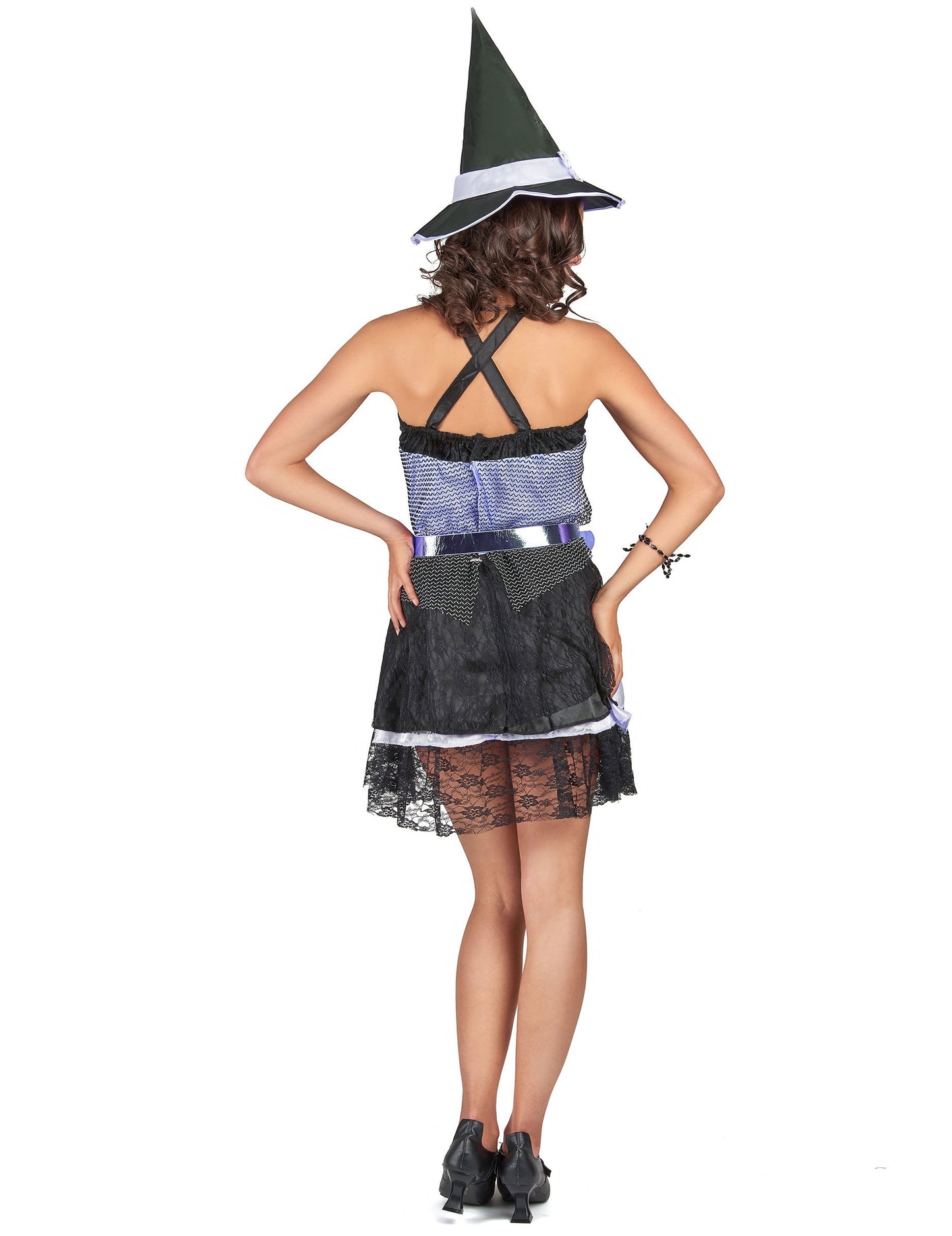 Halloweenský kostým čarodějnice pro ženy