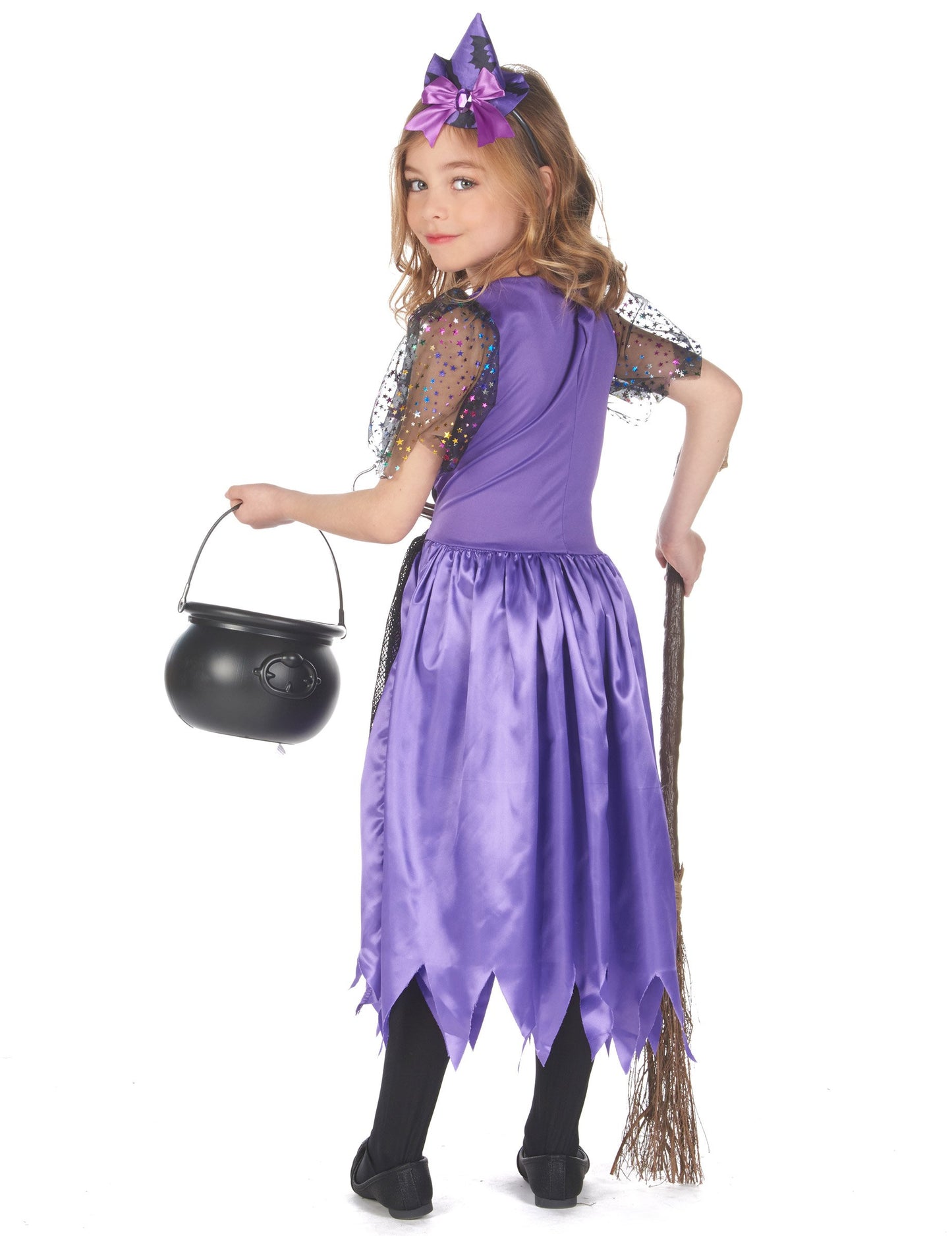 Dívčí kostým čarodějnice Hvězdný prach