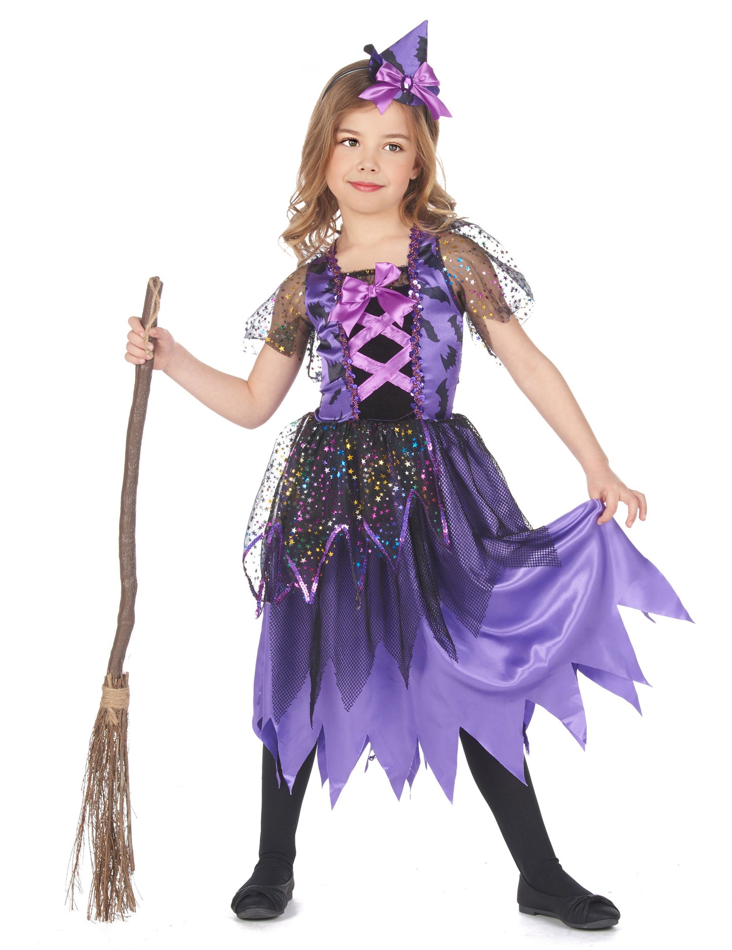 Dívčí kostým čarodějnice Hvězdný prach