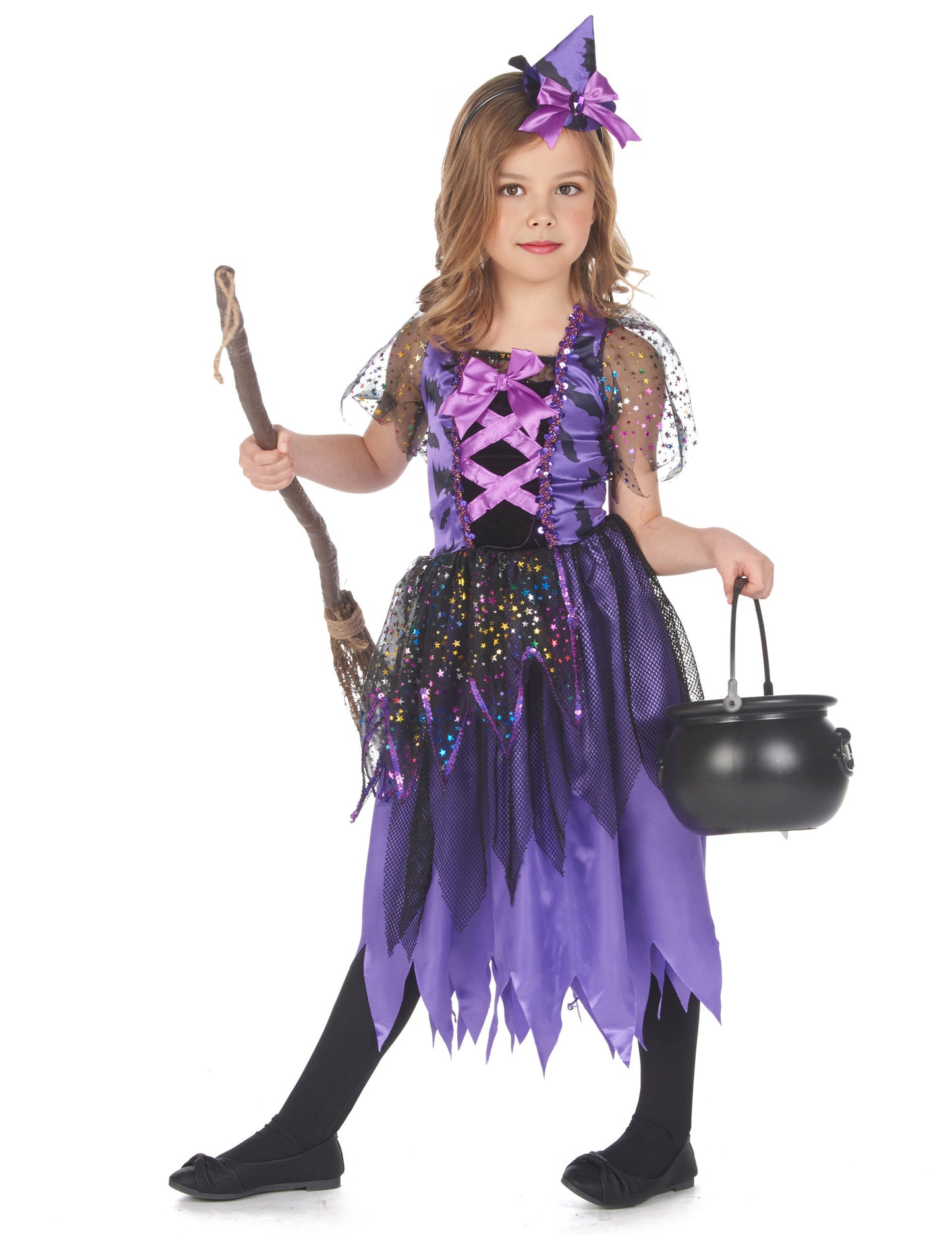 Dívčí kostým čarodějnice Hvězdný prach