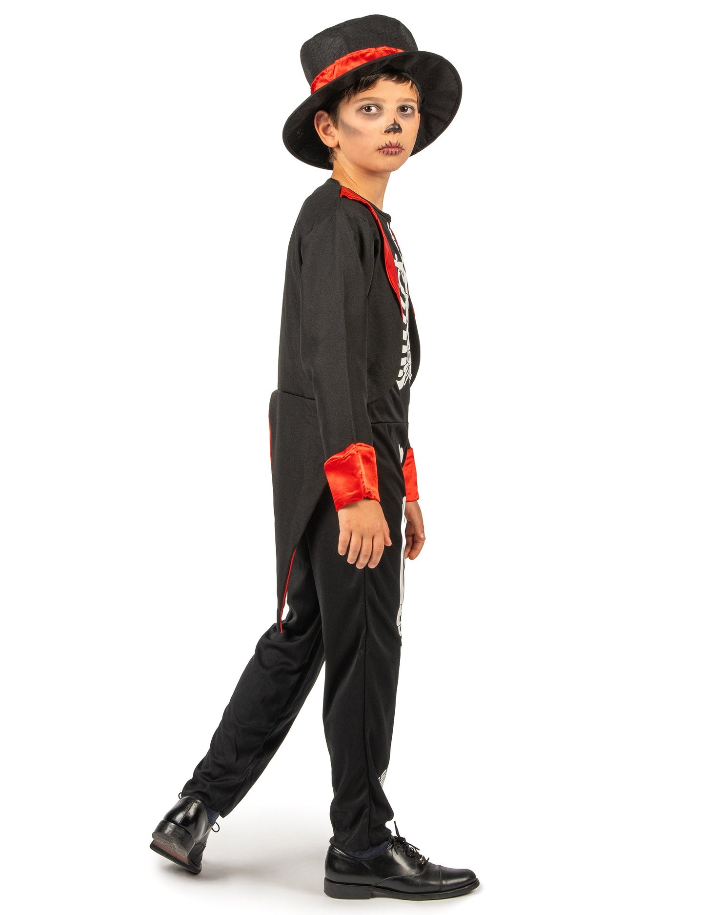 Elegantní kostým kostlivce pro chlapce