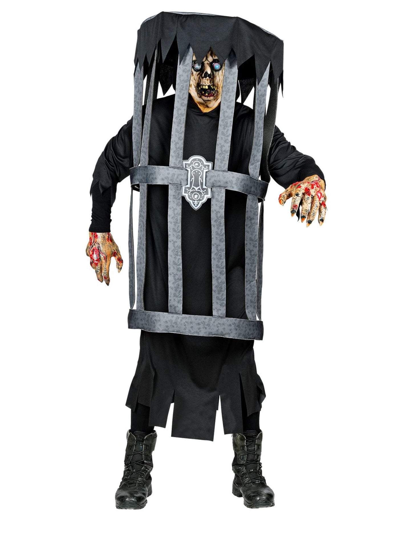 Kostým pro dospělé zombie klece