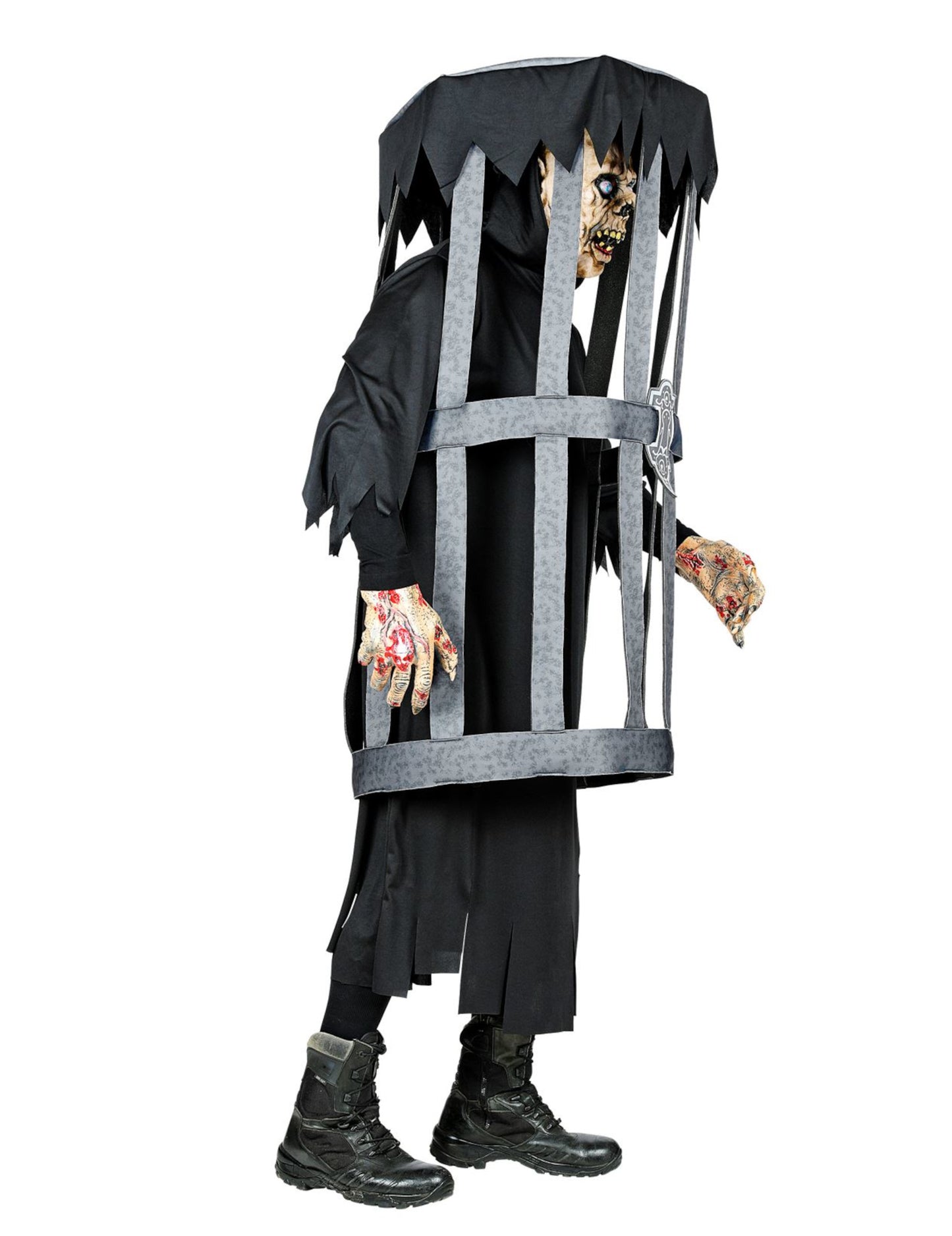 Kostým pro dospělé zombie klece