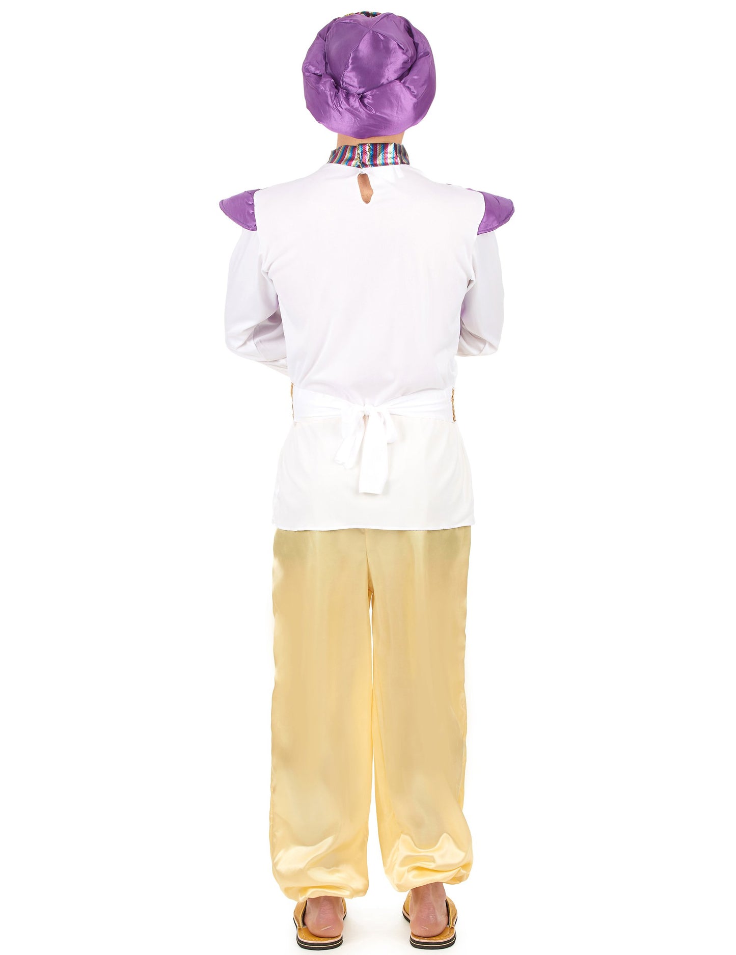 Pohled zezadu na kostým sultána pro muže