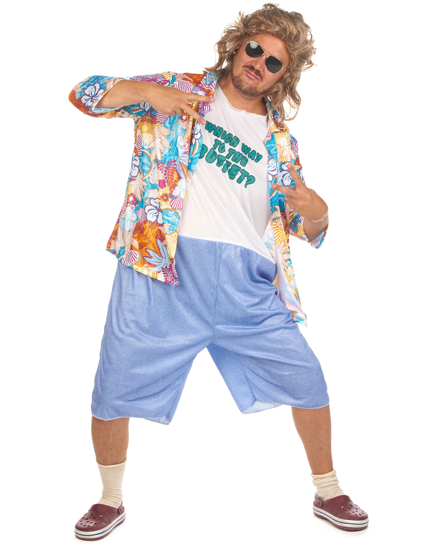 Kýčovitý turistický kostým pro dospělé