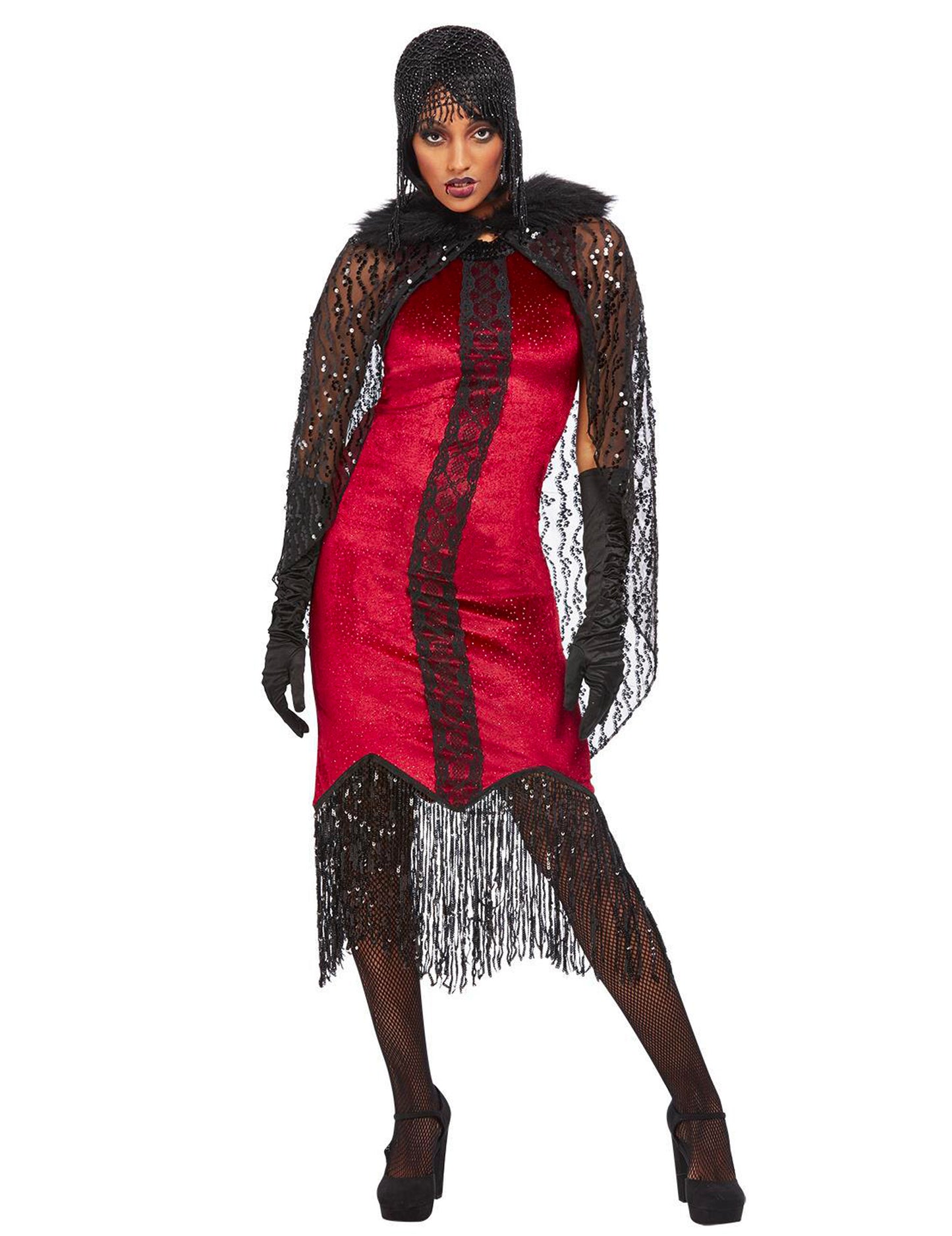Dámský kabaretní upírský kostým