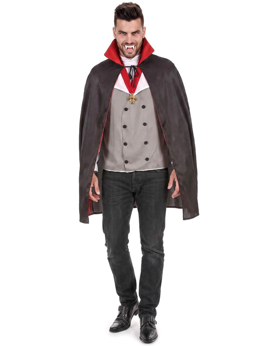 Pánský kostým šedého upíra na Halloween