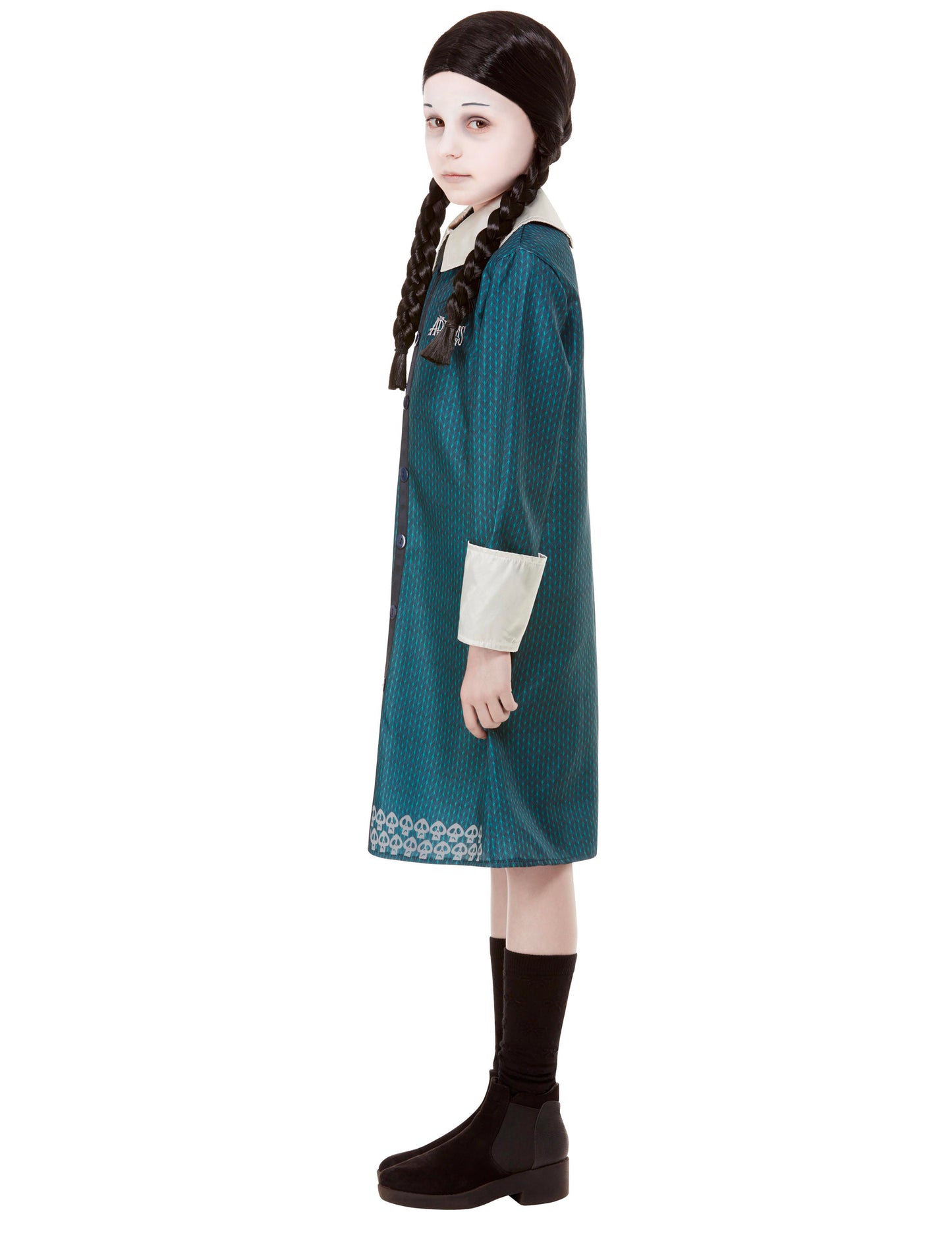 Kostým dívky z Addamsovy rodiny ve středu