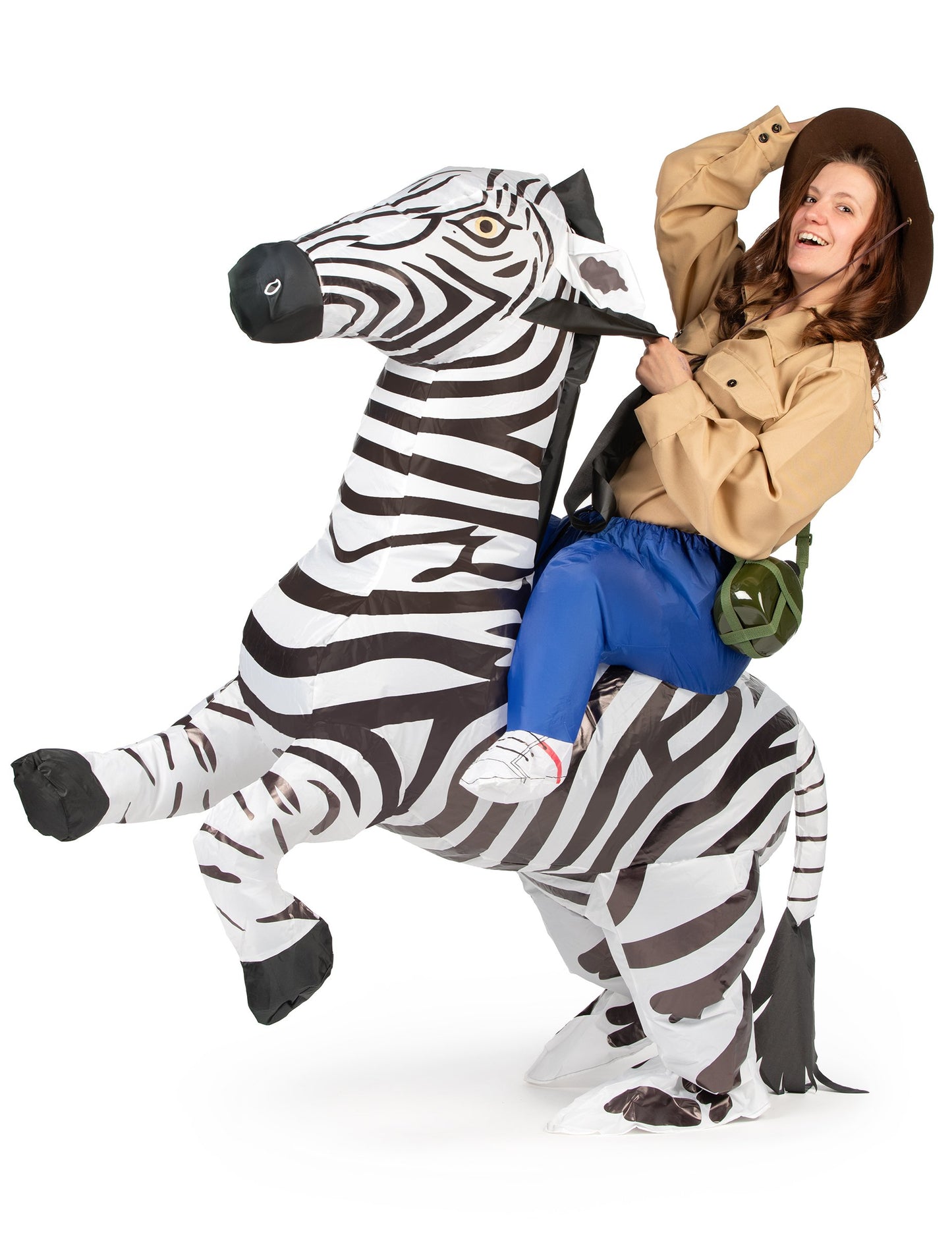 Kostým nafukovací zebra dospělých