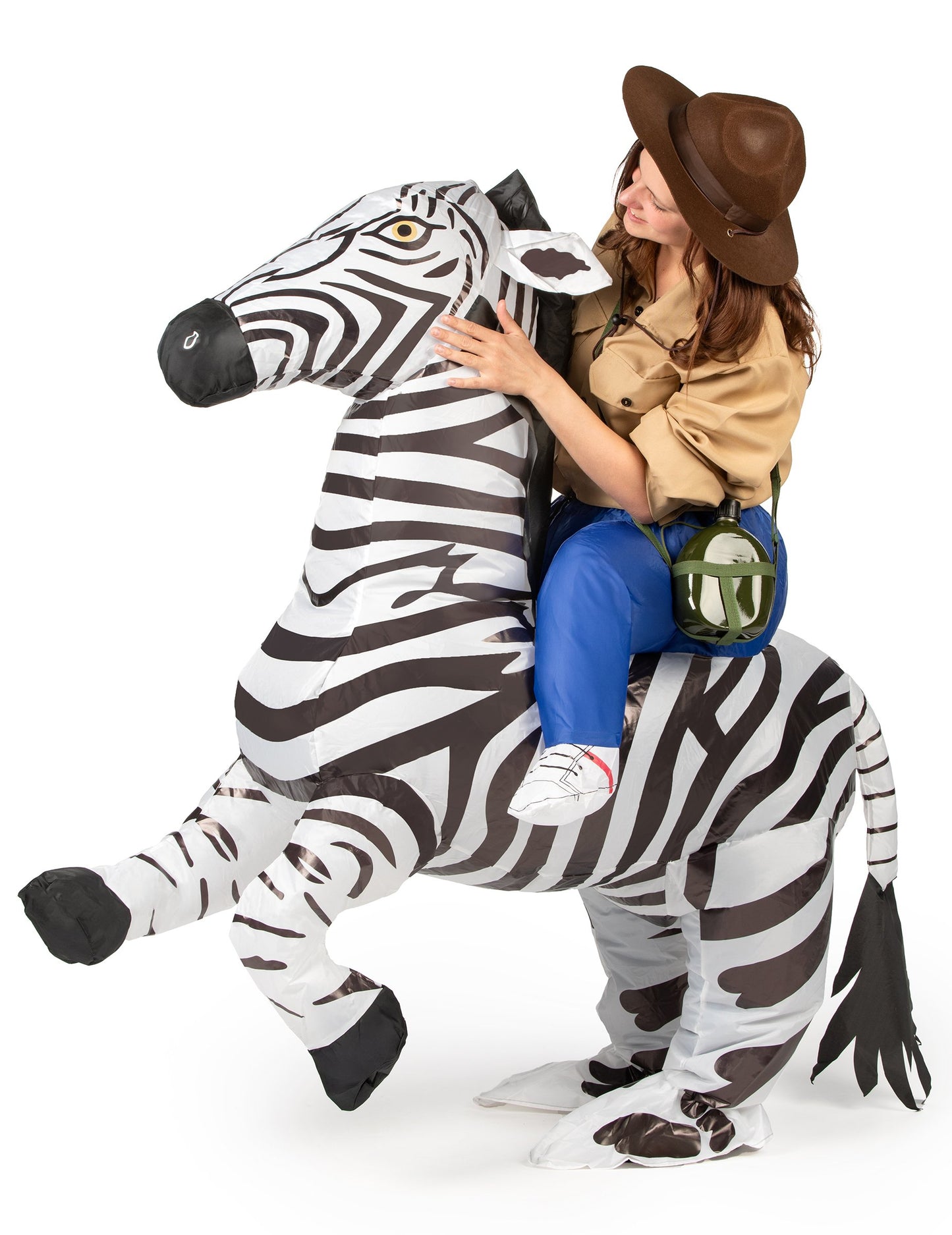 Kostým nafukovací zebra dospělých