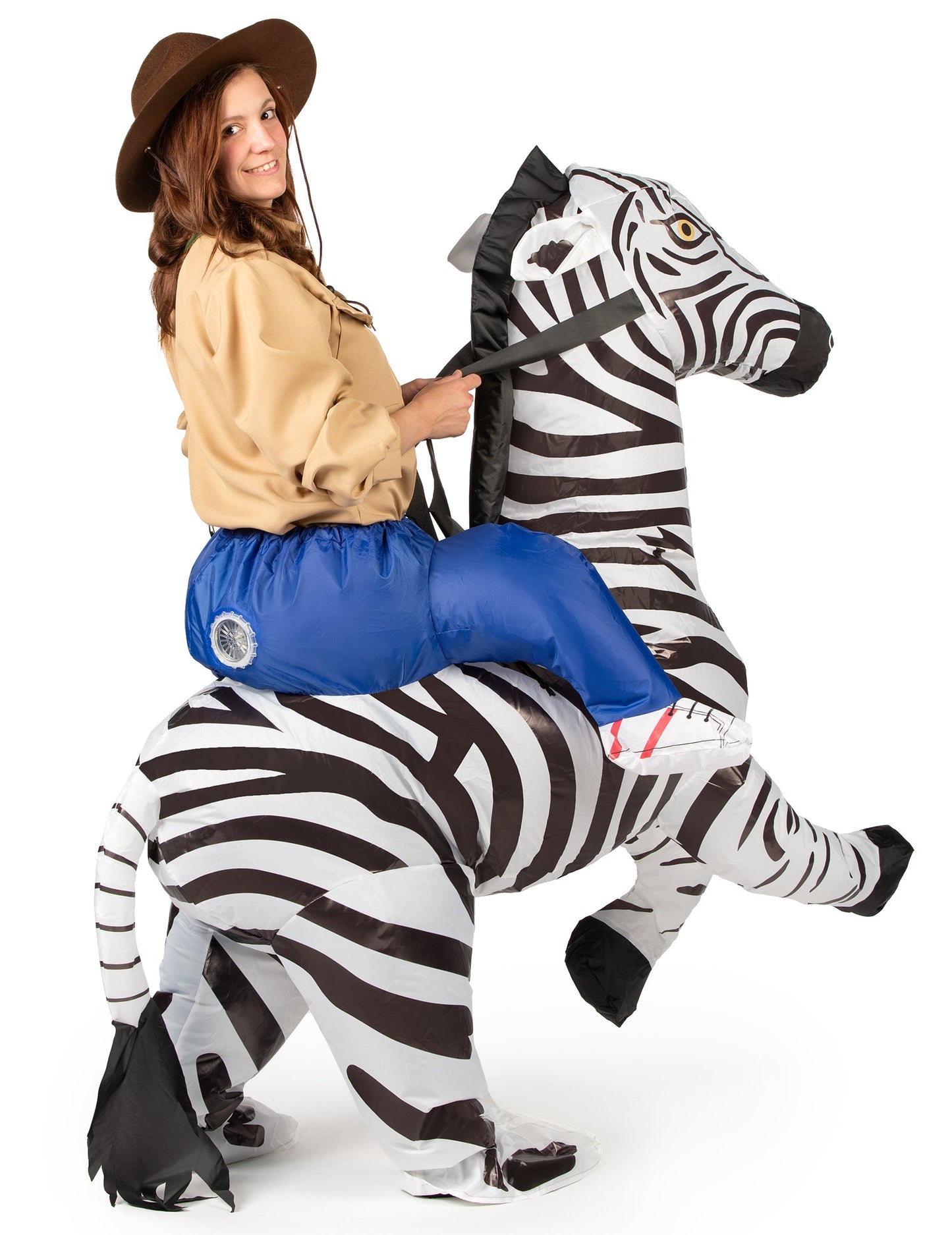 Kostým nafukovací zebra dospělých