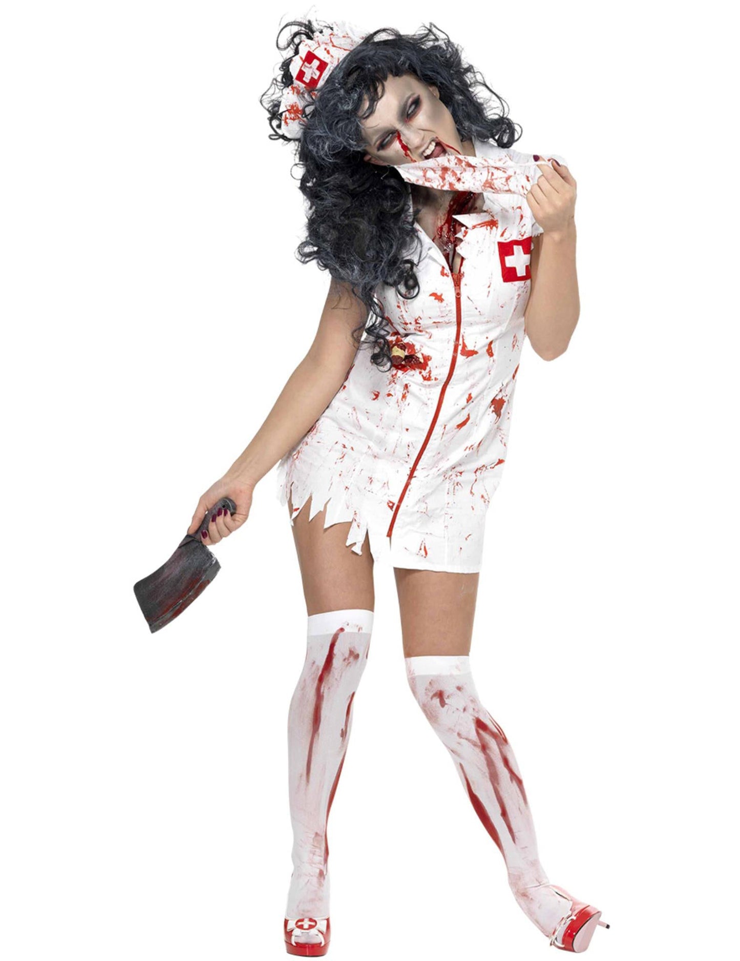 Halloweenská ošetřovatelská zombie