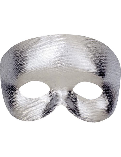 Demi-masque pour adulte argent