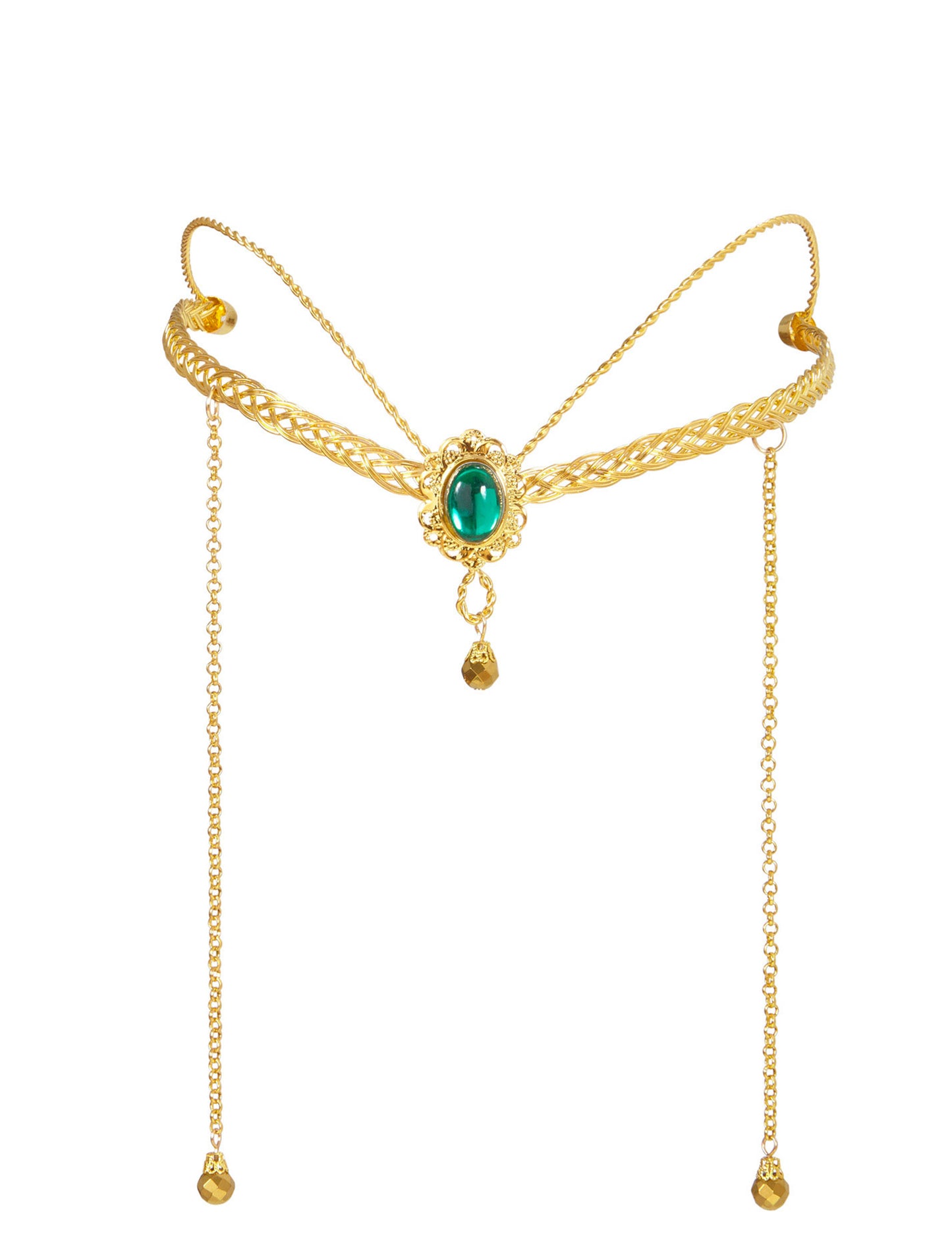 Zlatá elfská tiara pro dospělé