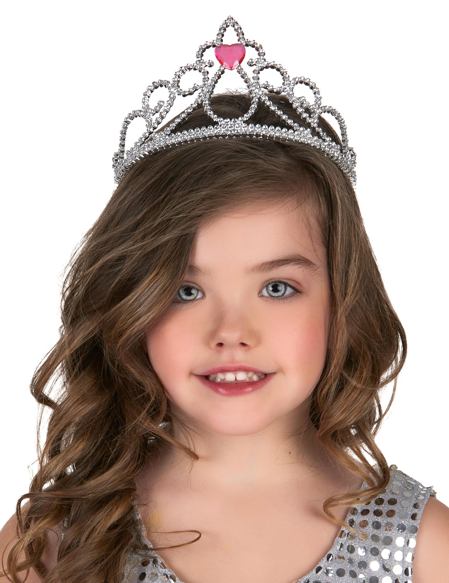Diadém princezny se srdíčky pro dospělé i děti
