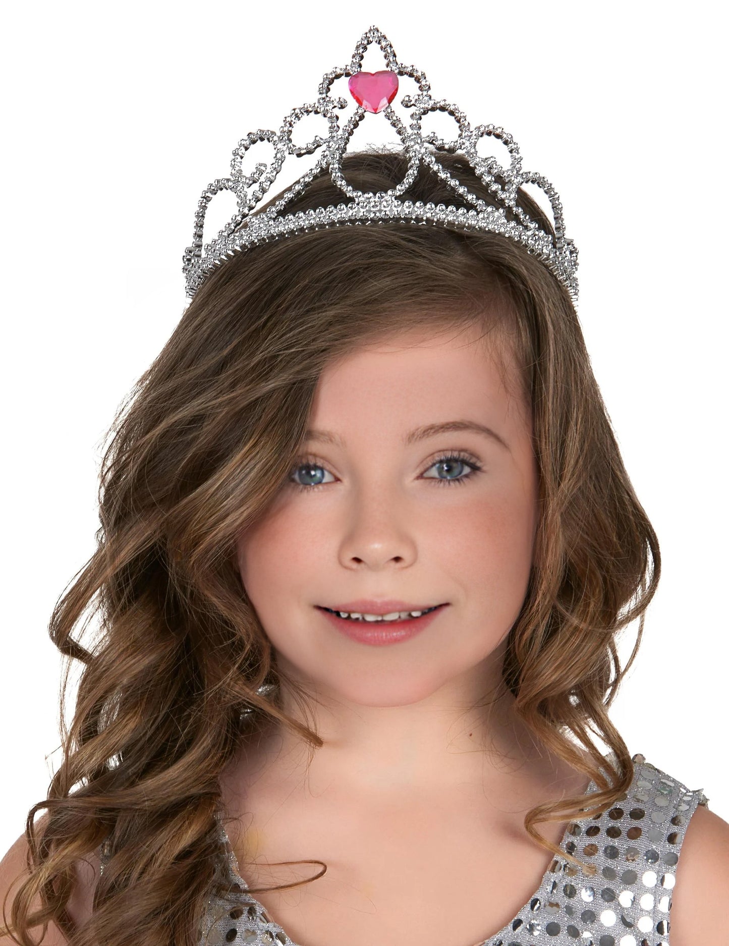 Diadém princezny se srdíčky pro dospělé i děti