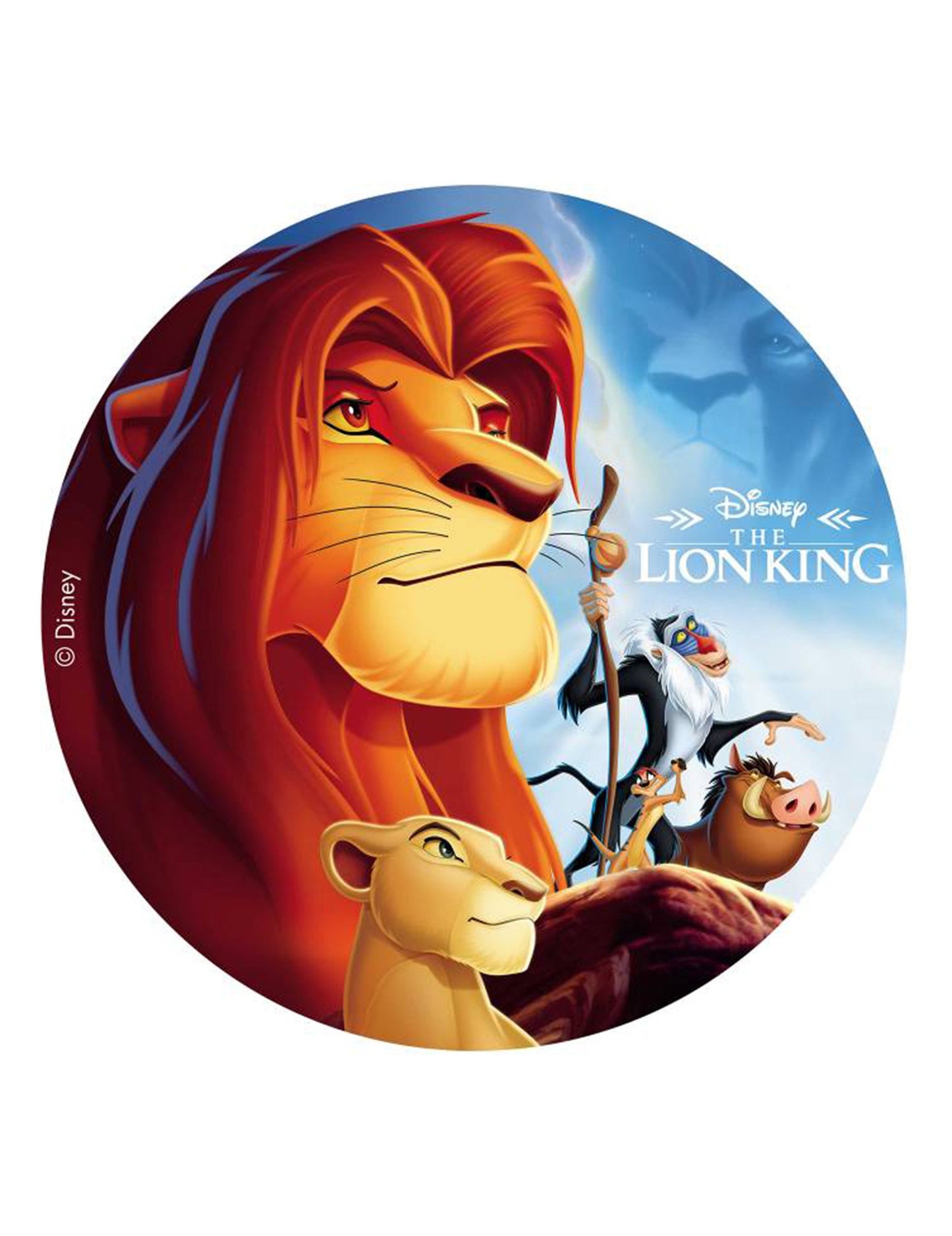Oplatkový disk Lví král