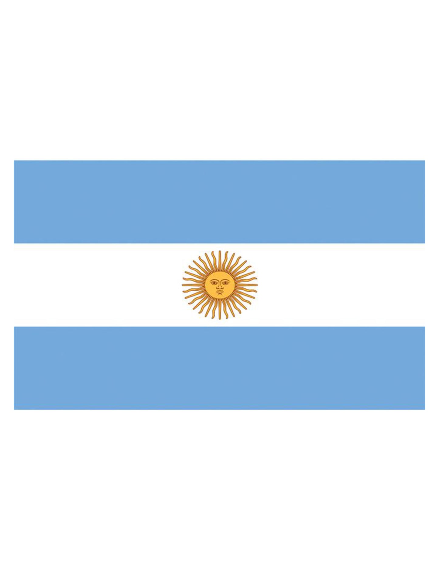 Argentinská vlajka z látky 150 x 90 cm