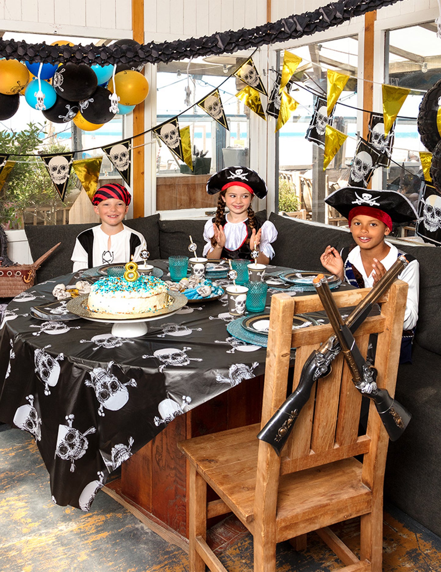 Vlajka piráta Jolly Rogera 90 x 150 cm