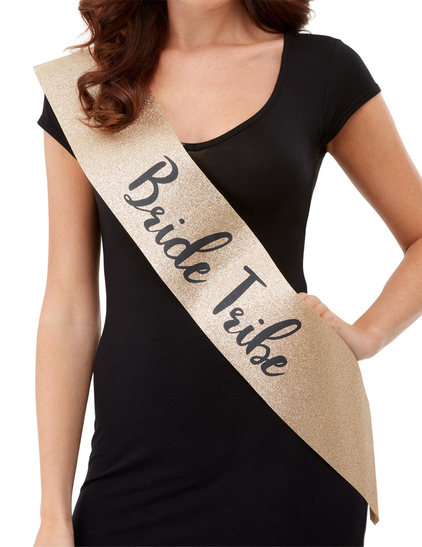 Zlatá šerpa pro dospělé z kmene nevěsty EVJF