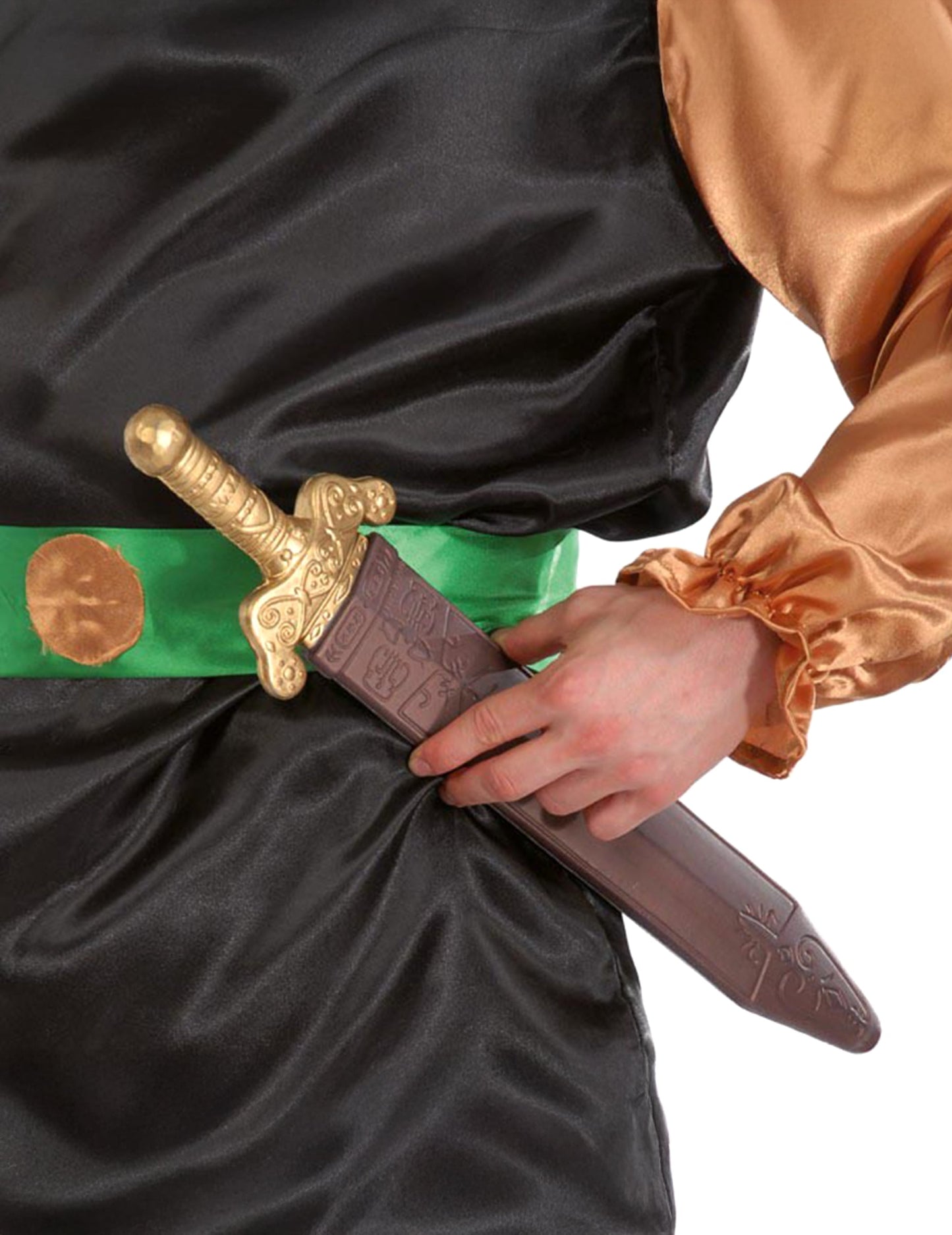 Détail de l'épée portée à la ceinture de l'épée petit gaulois