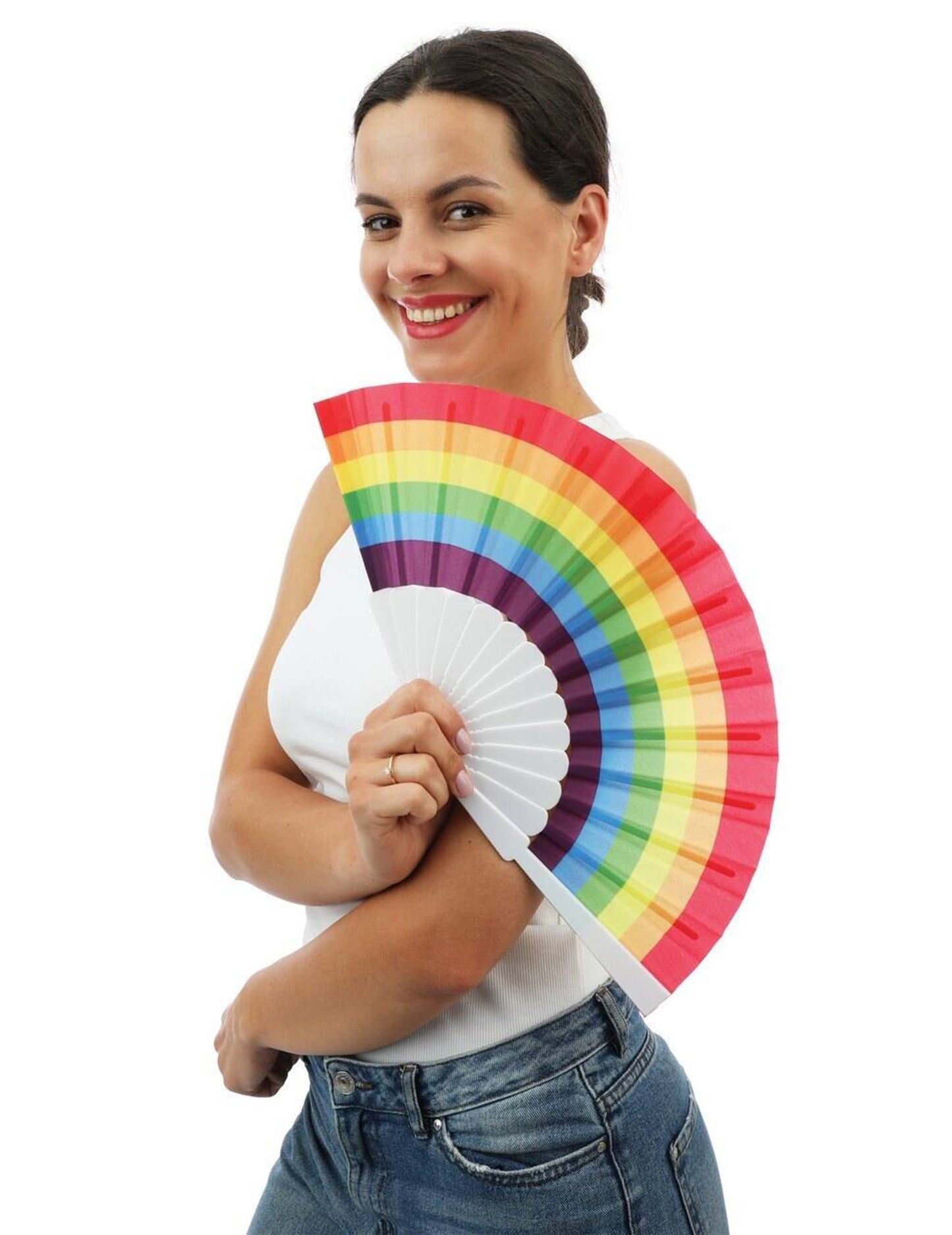 Eventail arc en ciel