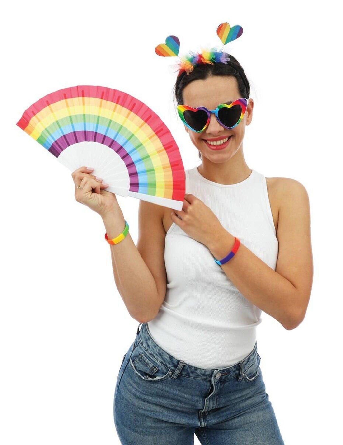 Eventail arc en ciel