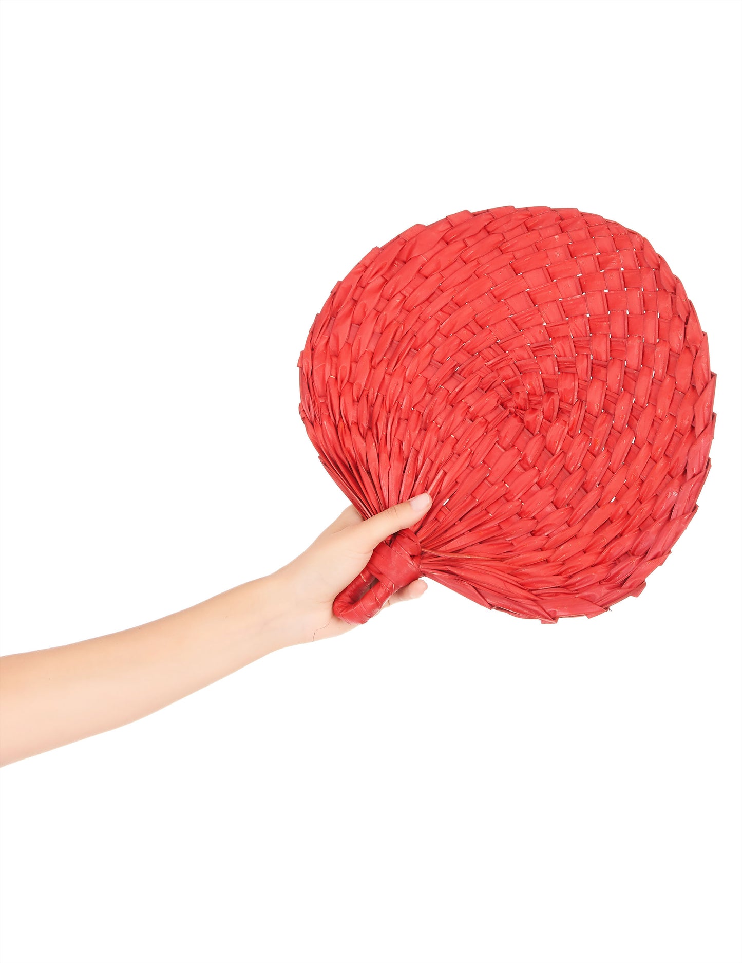 Dospělý červený slaměný vějíř