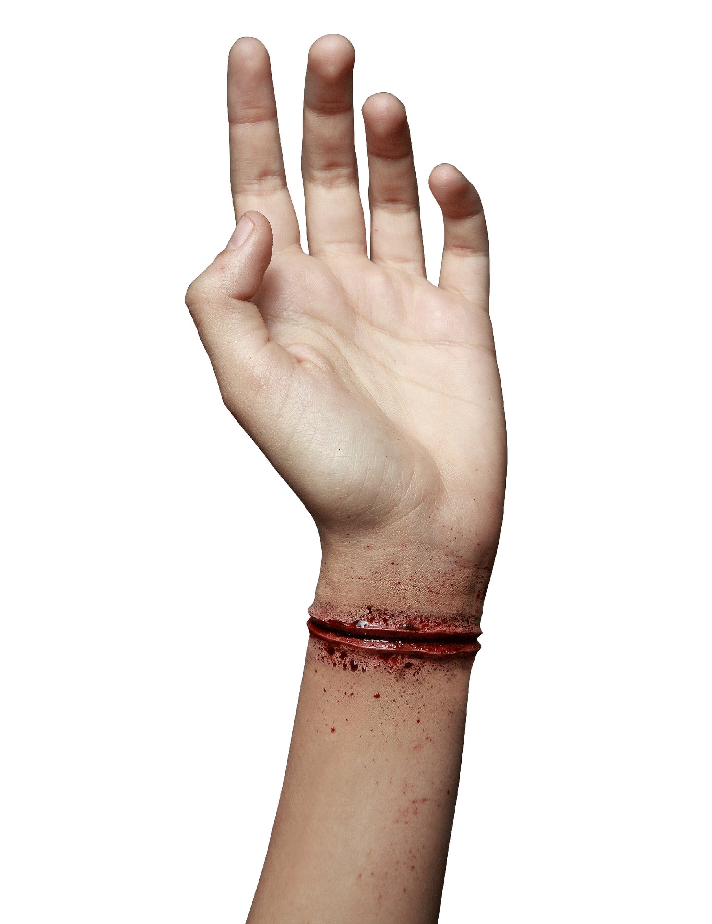 Falešné zranění zápěstí s přetržením zápěstí pro dospělé na Halloween