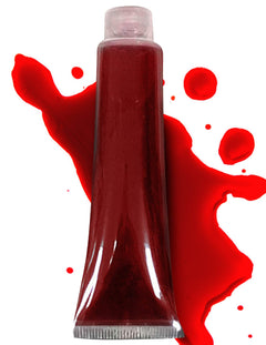 Červený make-up