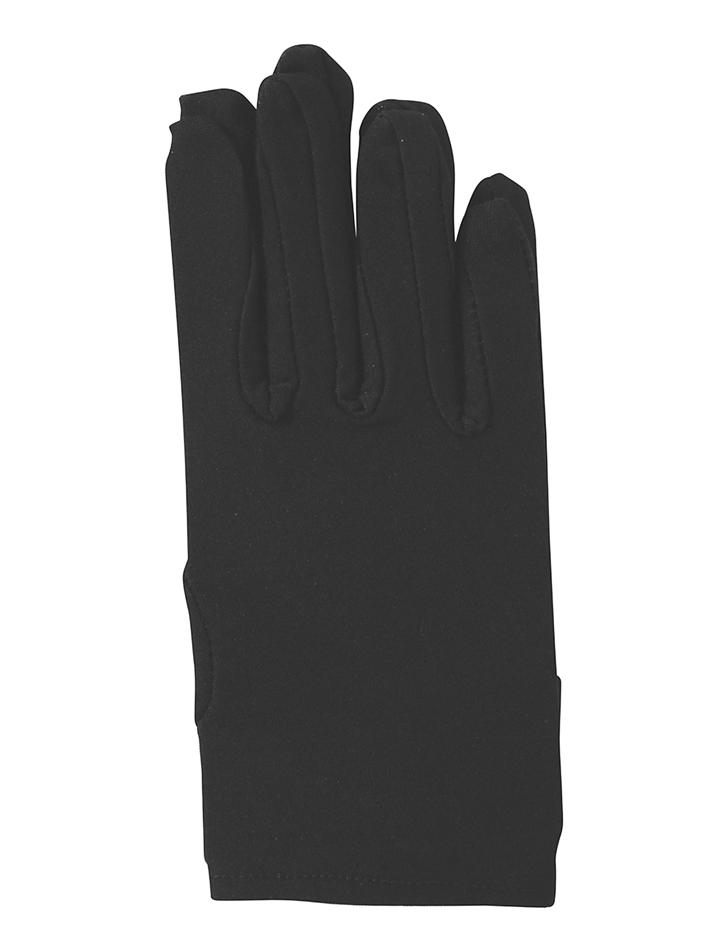Dětské krátké černé rukavice
