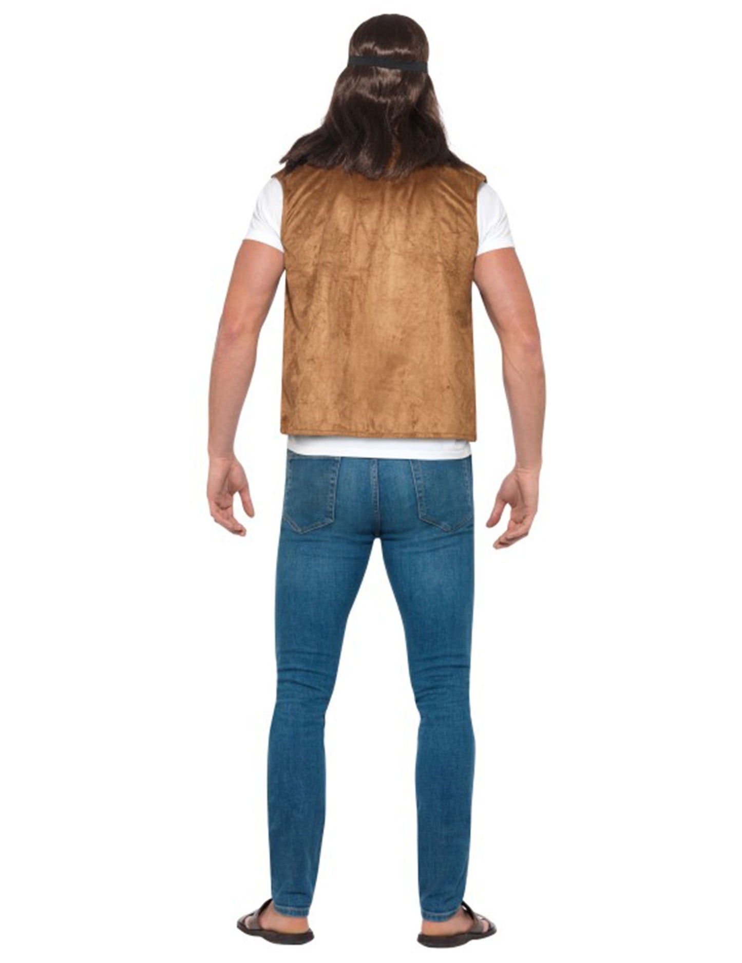 Kožešinová vesta pro dospělé hippie