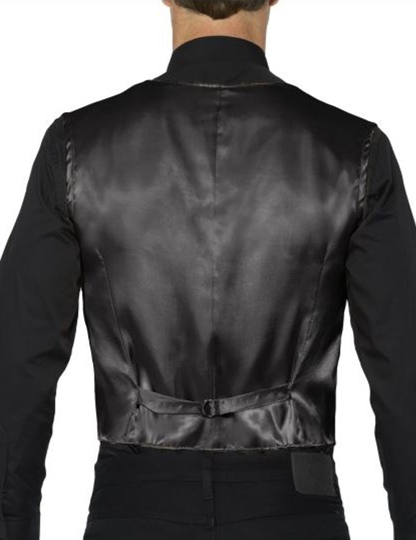 Dospělá černá flitrovaná vesta