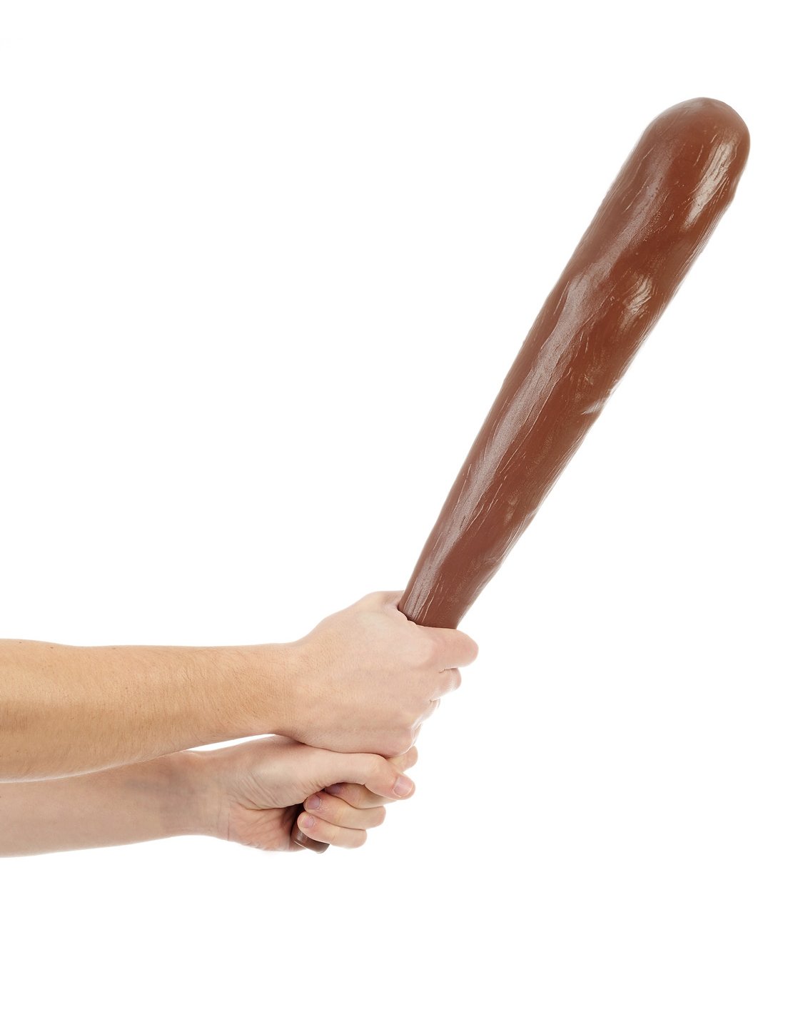 Plastový klub prehistorického člověka