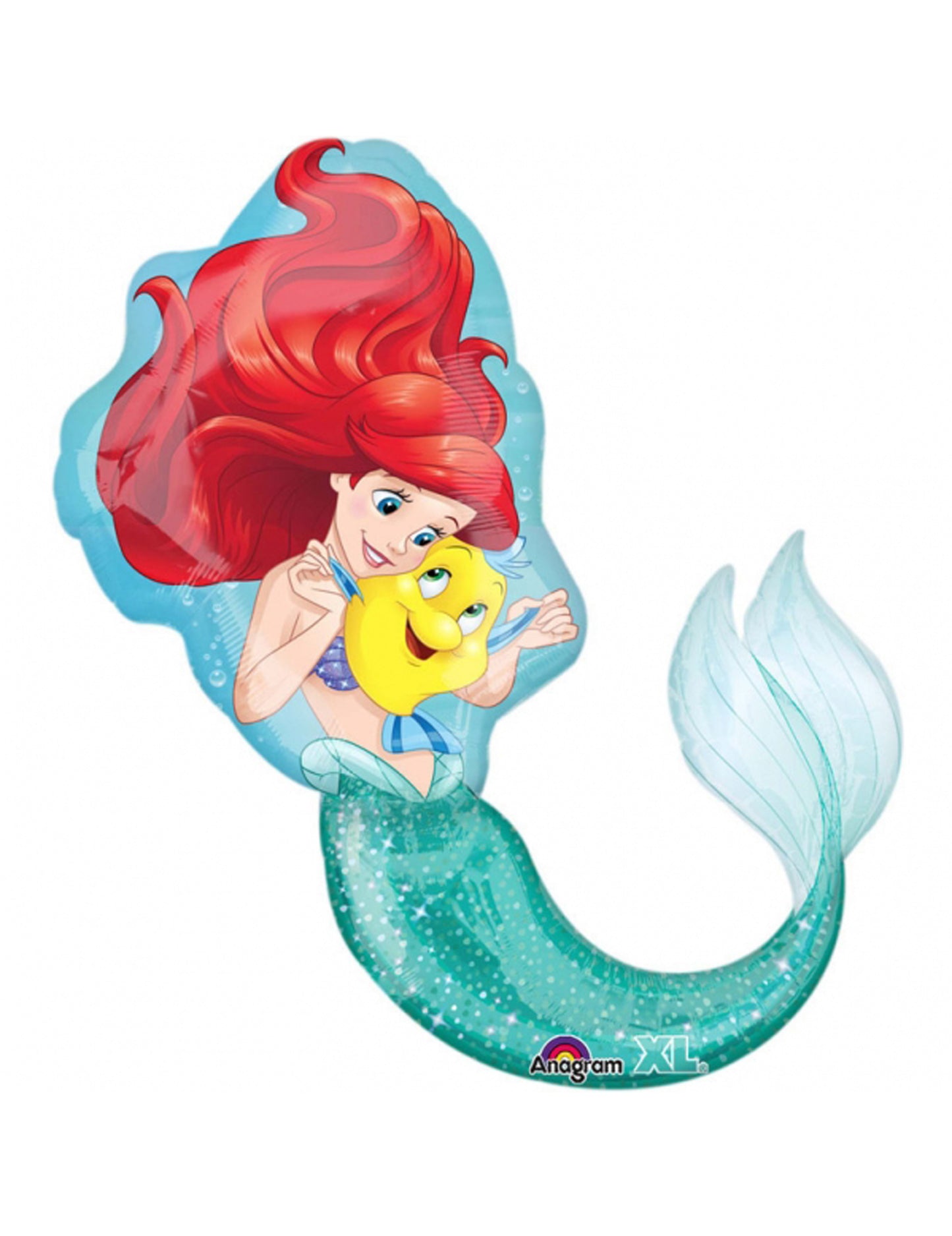 Obří fóliový balónek Malá mořská víla 86 cm