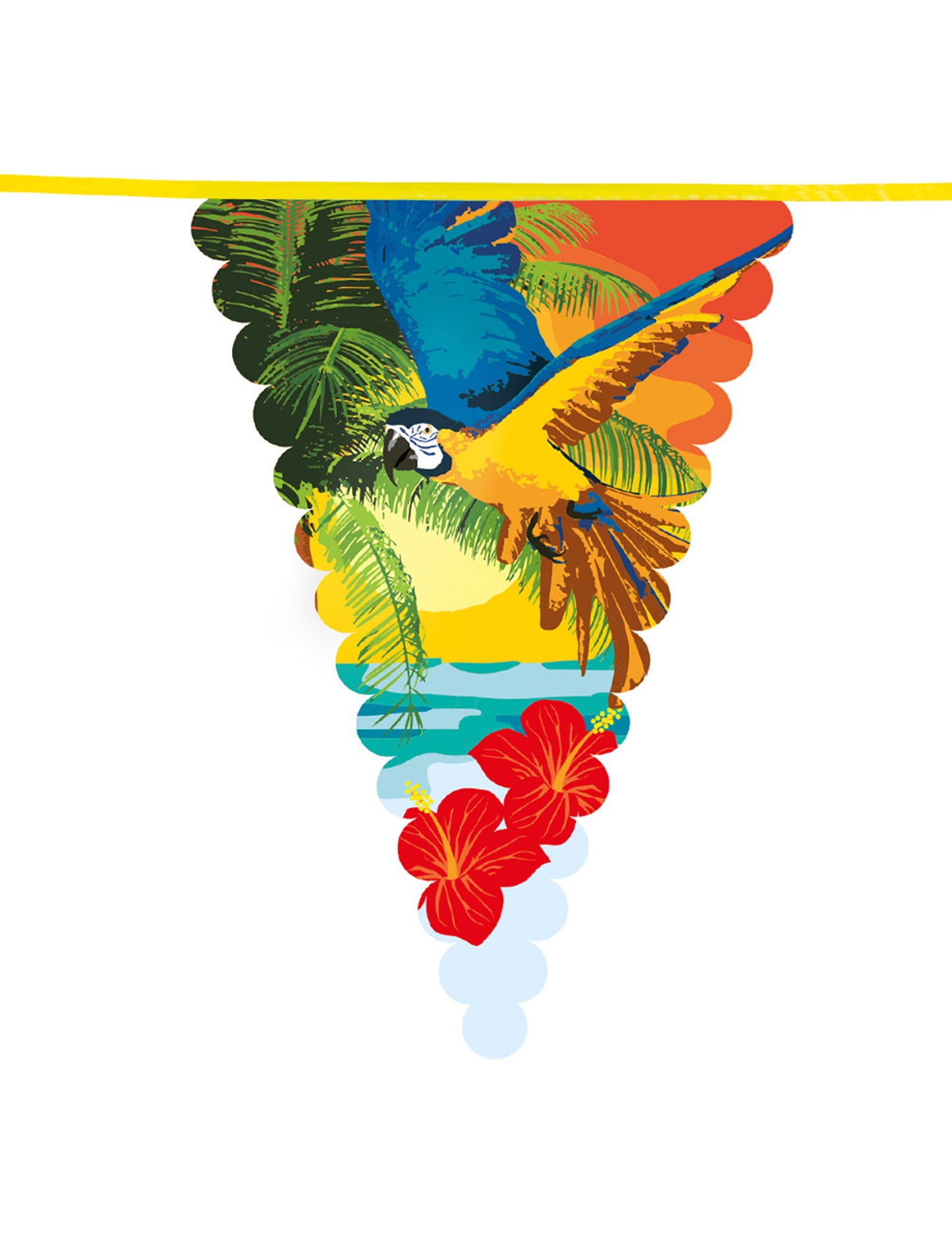 Girlanda na plážové párty s girlandami 6m