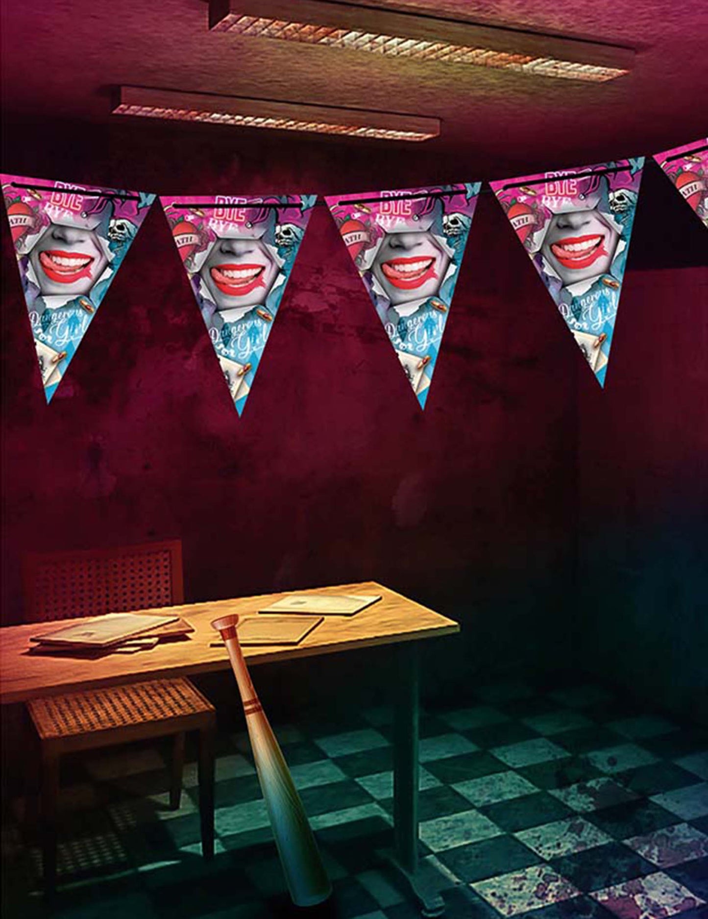 Nebezpečná dívka 300 Bunting cm