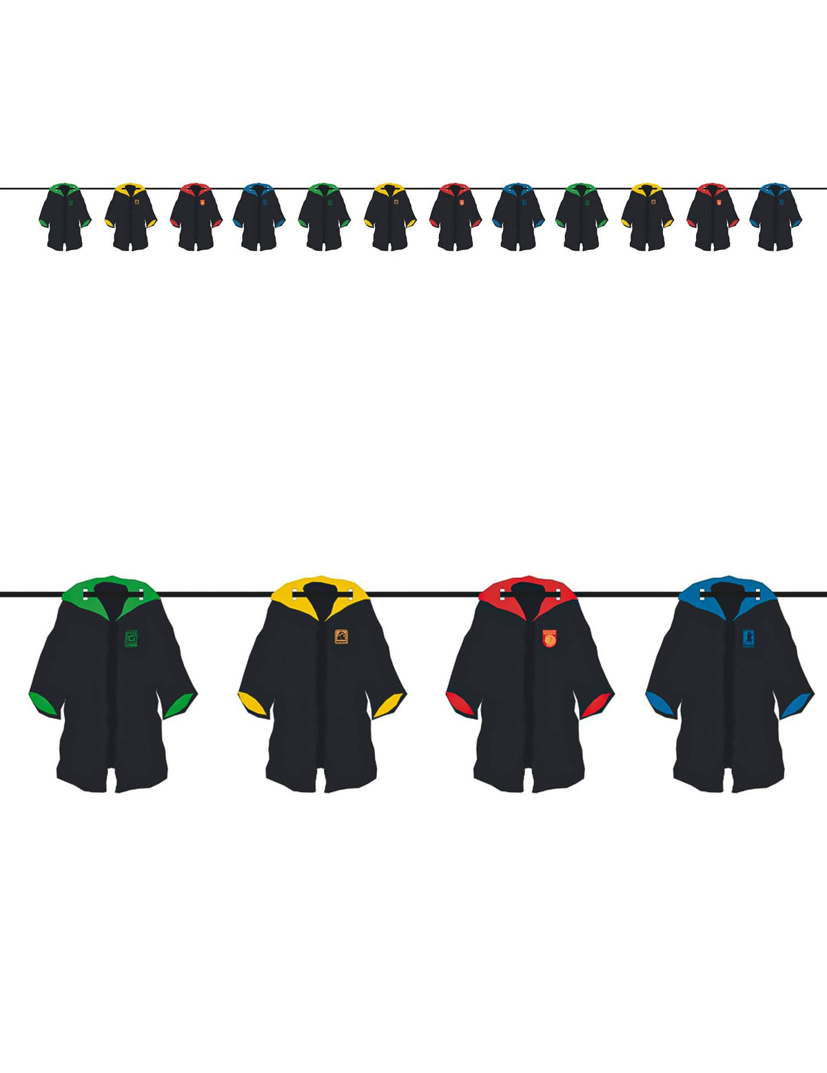 Girlanda Erby kolejí Harry Potter™ 3,6 m