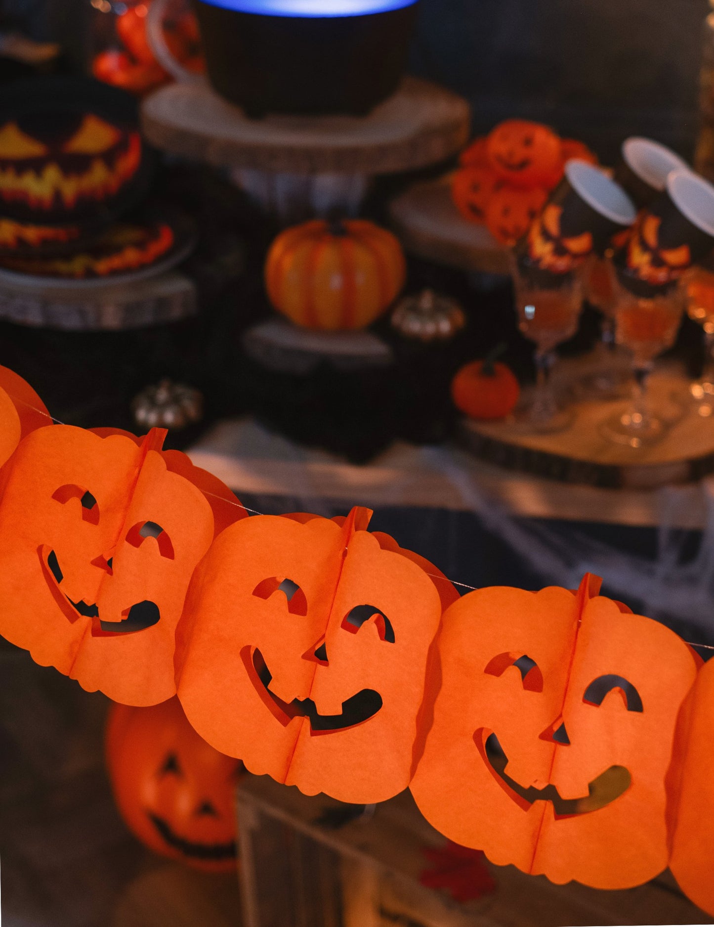Girlanda z halloweenské dýně 4m