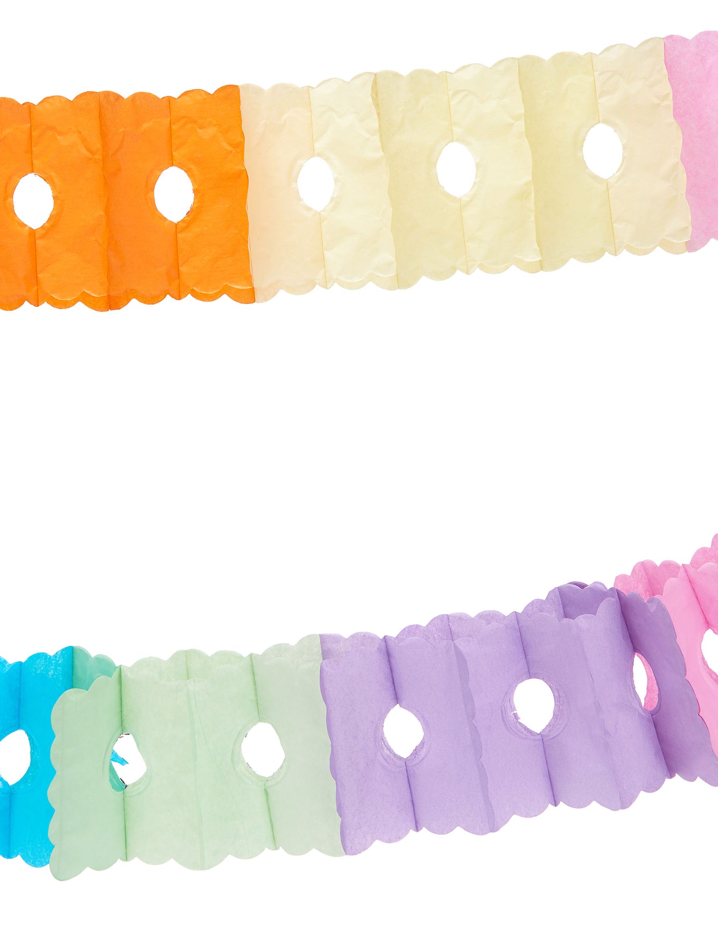 6m vícebarevná papírová girlanda