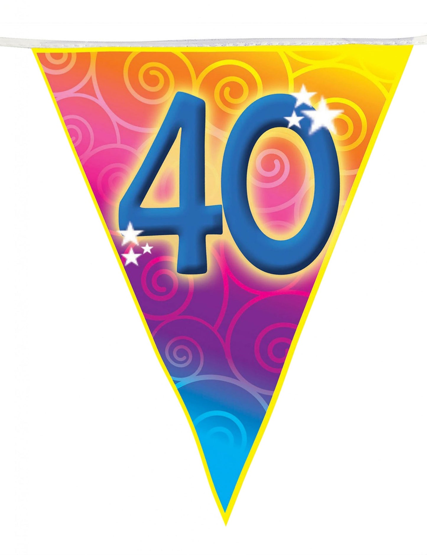 40 let stará girlanda s girlandami, 5 m